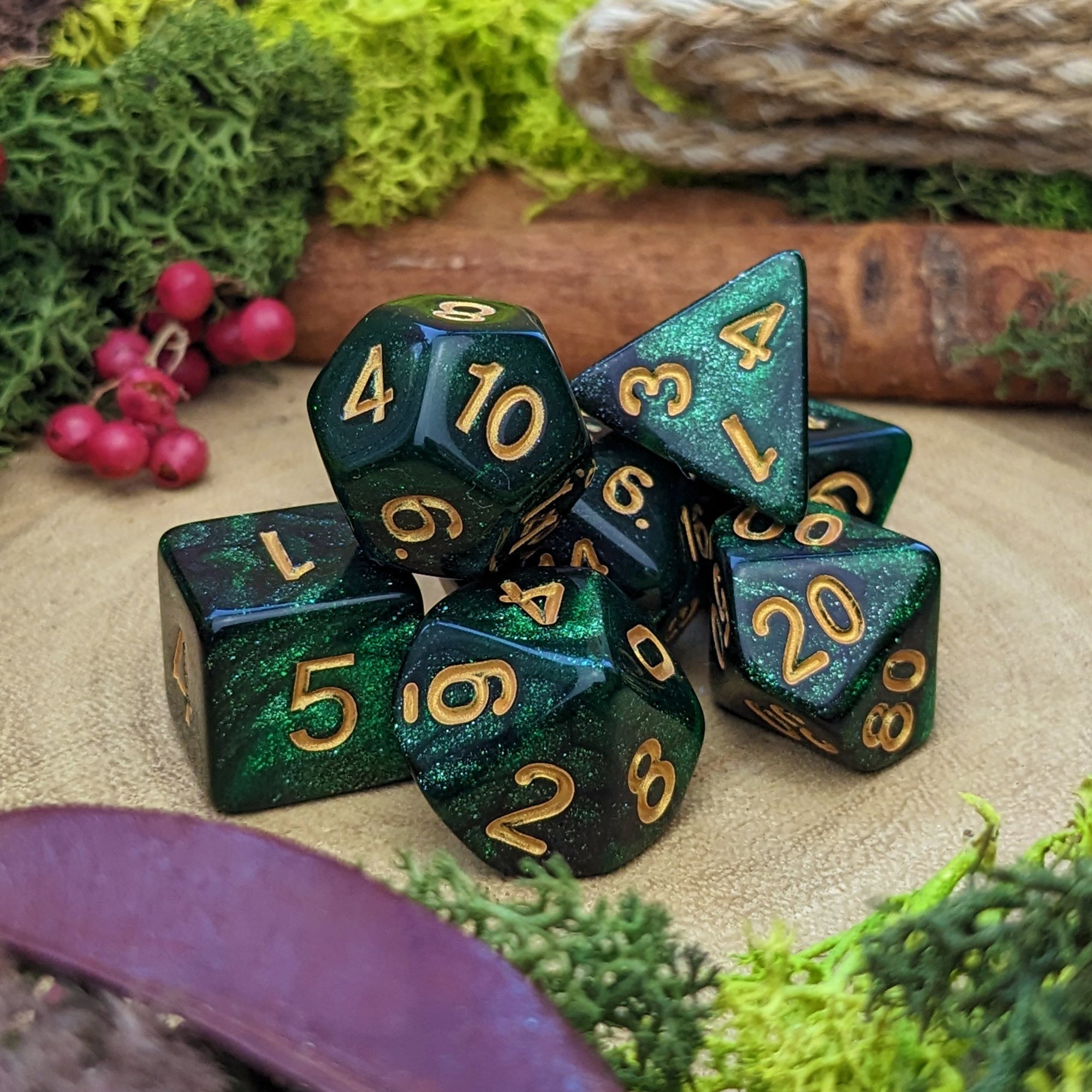 TEST PRODUCT ACCORDIAN - Dice Set - Luffleberry