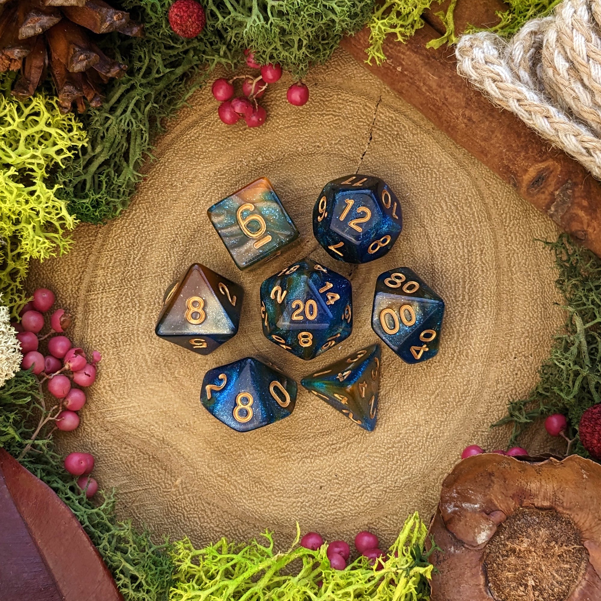 Bane | Spell Dice - Dice Set - Luffleberry