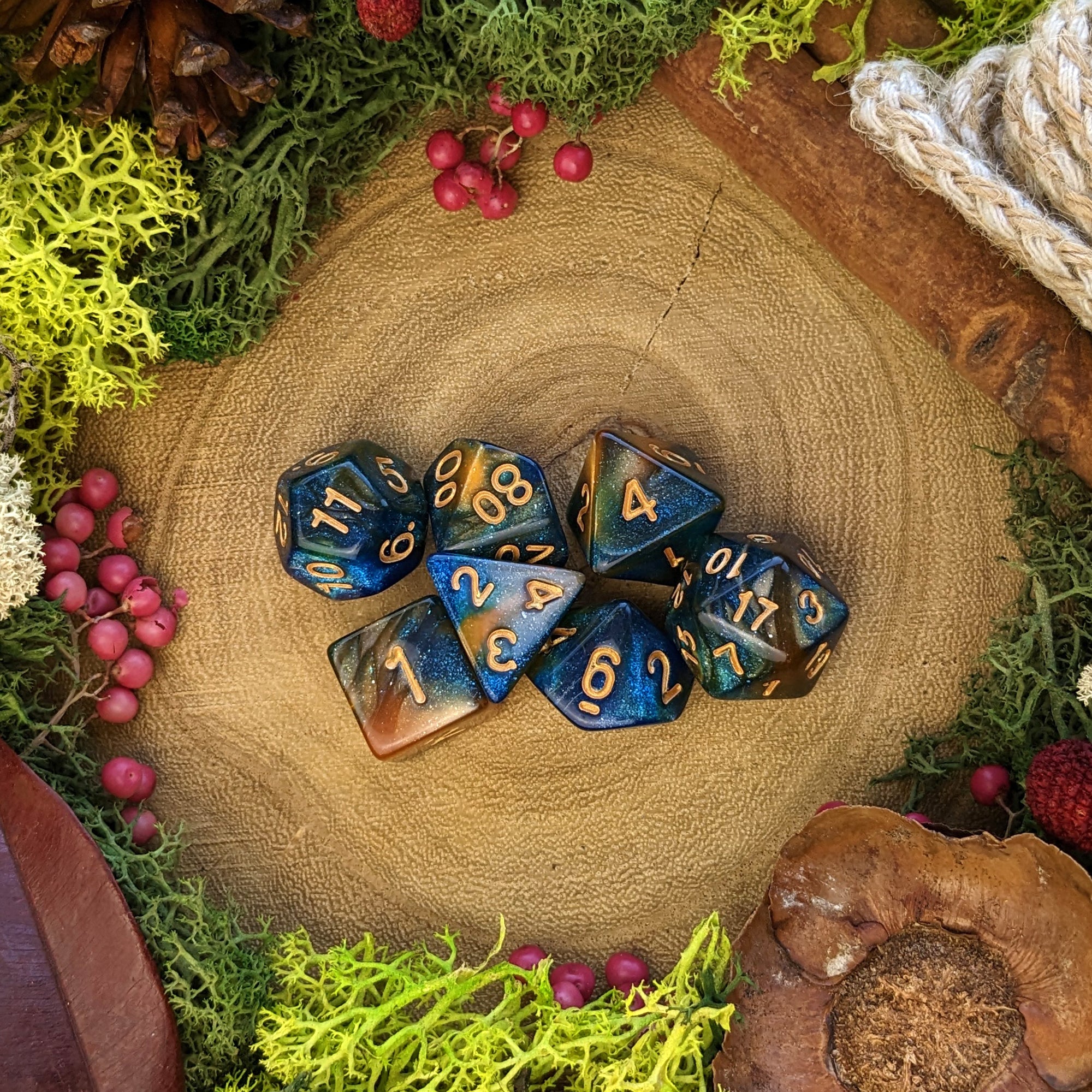 Bane | Spell Dice - Dice Set - Luffleberry