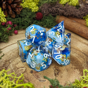 Blossom & Bee | Sharp Edge Dice - Dice Set - Luffleberry