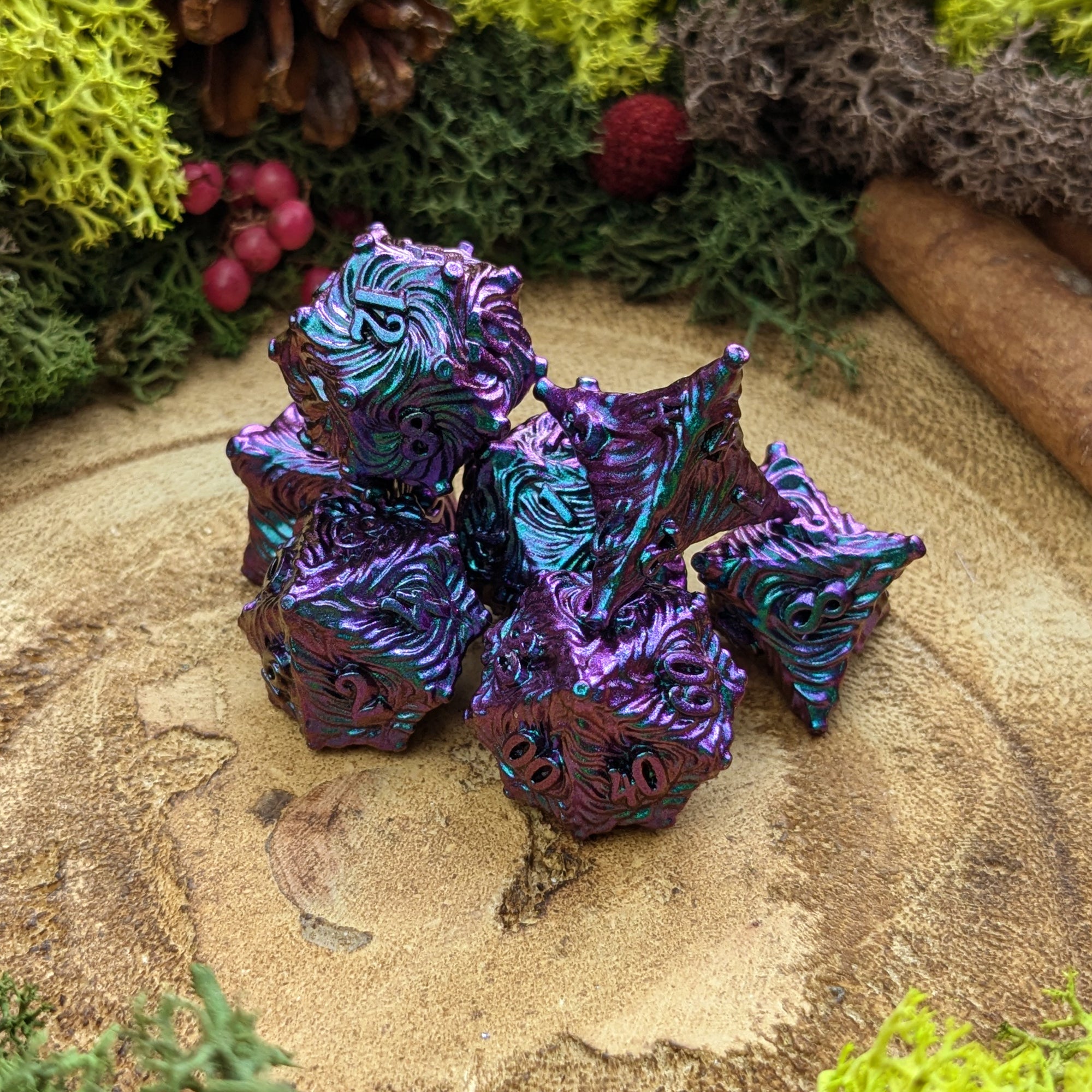 Ceremorphosis  | Metal Dice - Dice Set - Luffleberry