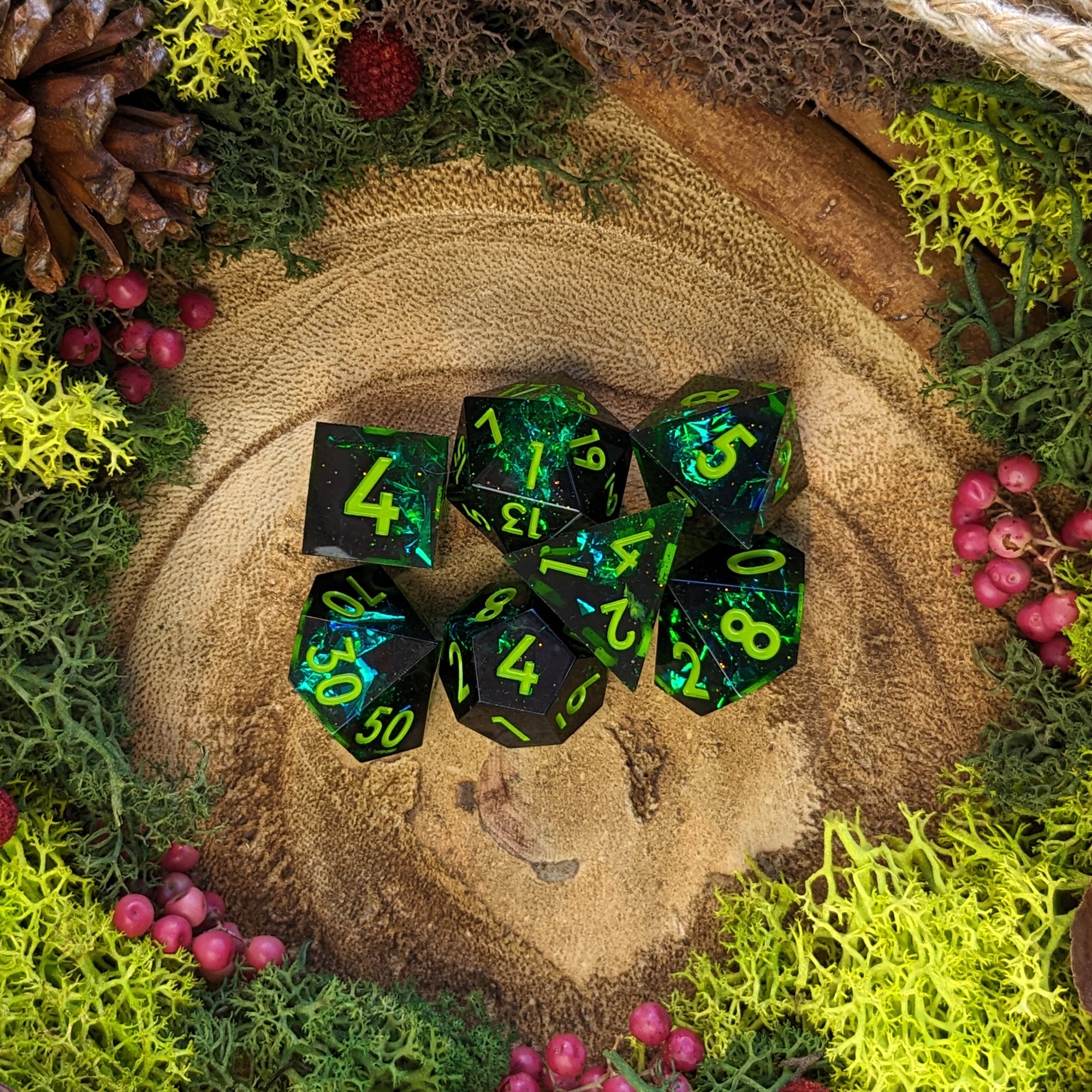 Cloudkill | Sharp Edge Dice - Dice Set - Luffleberry