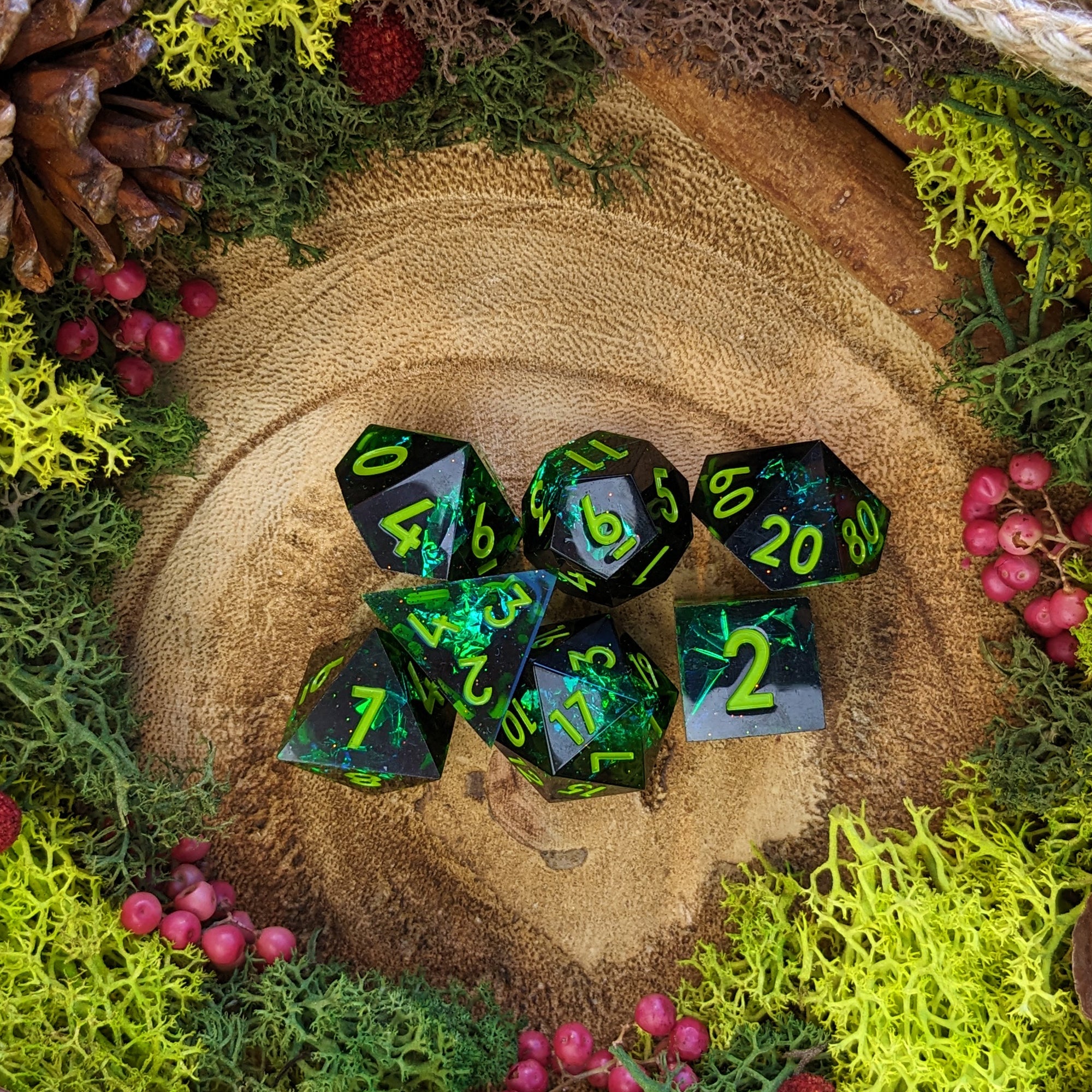 Cloudkill | Sharp Edge Dice - Dice Set - Luffleberry