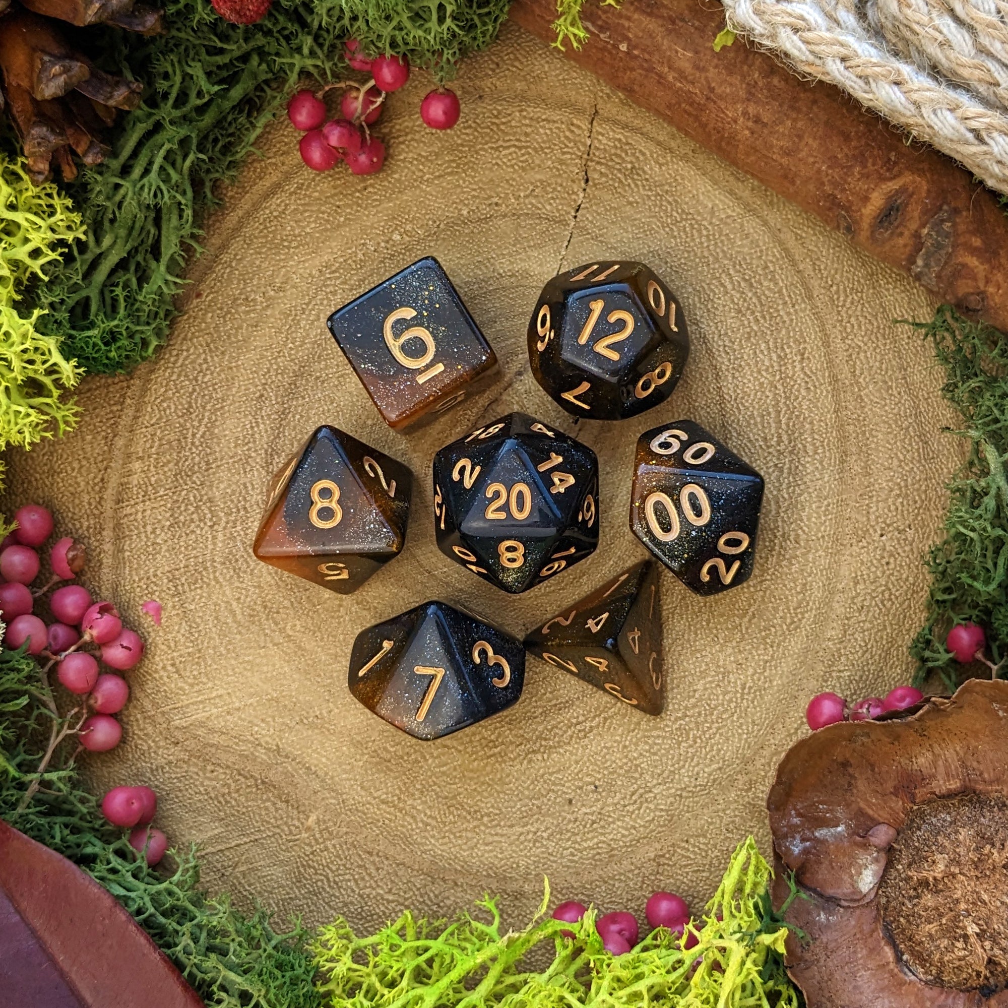 Contagion | Spell Dice - Dice Set - Luffleberry