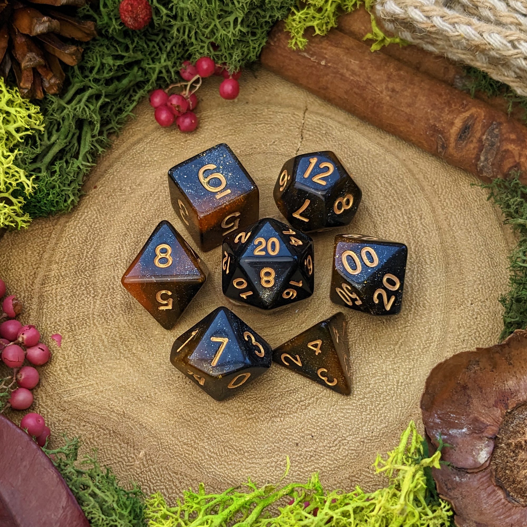 Contagion | Spell Dice - Dice Set - Luffleberry