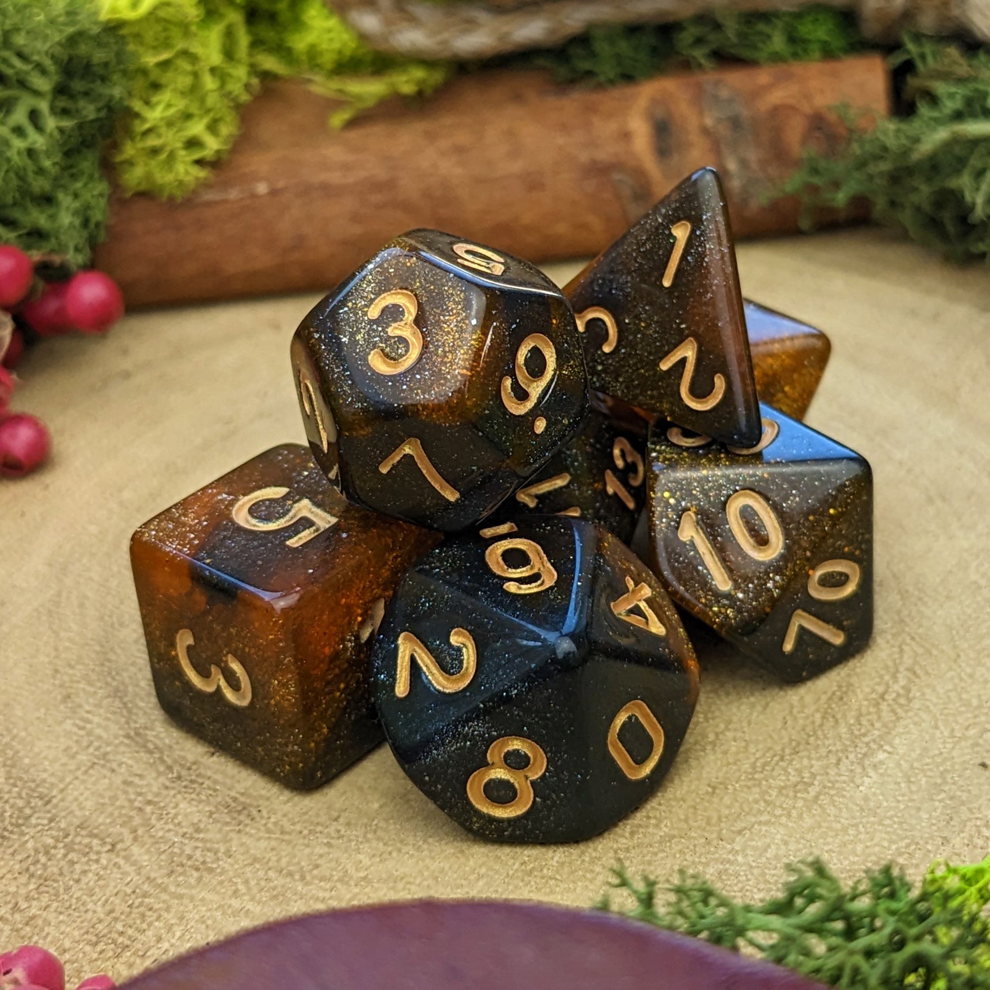 Contagion | Spell Dice - Dice Set - Luffleberry