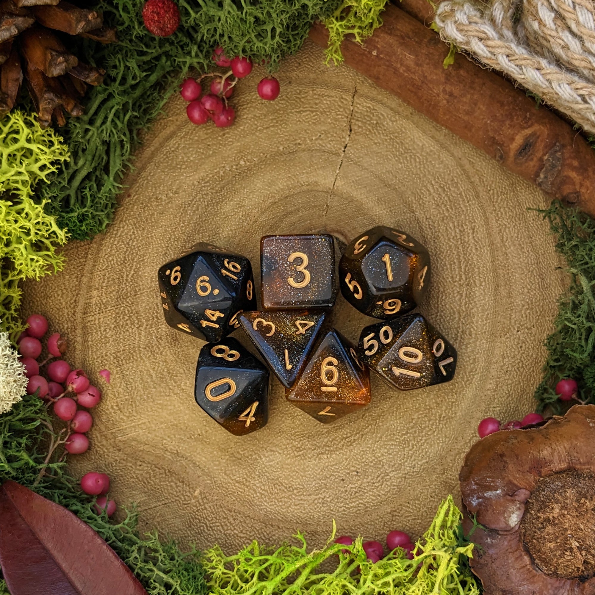 Contagion | Spell Dice - Dice Set - Luffleberry