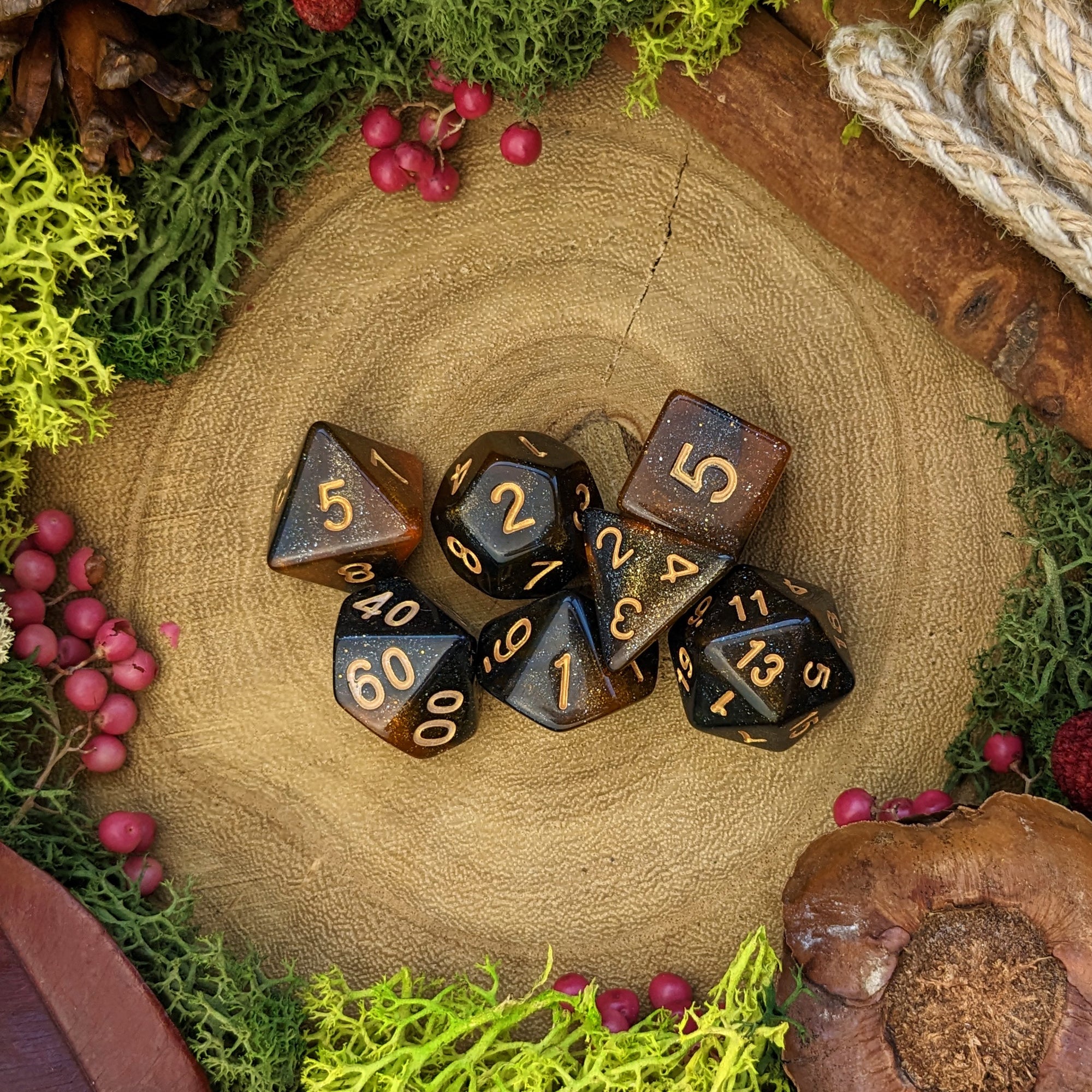 Contagion | Spell Dice - Dice Set - Luffleberry