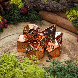 Copper Pieces - Dice Set - Luffleberry