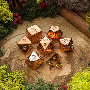 Copper Pieces - Dice Set - Luffleberry