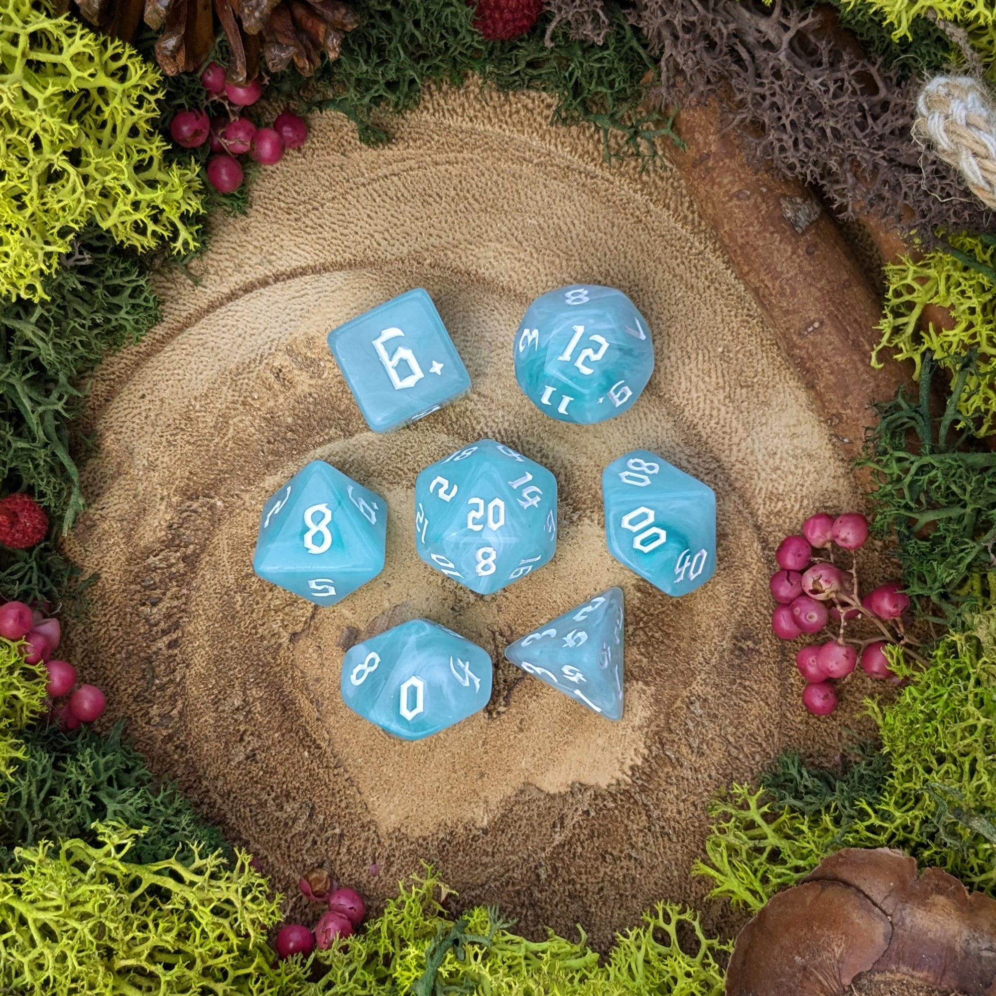 Frost Smoke - Dice Set - Luffleberry