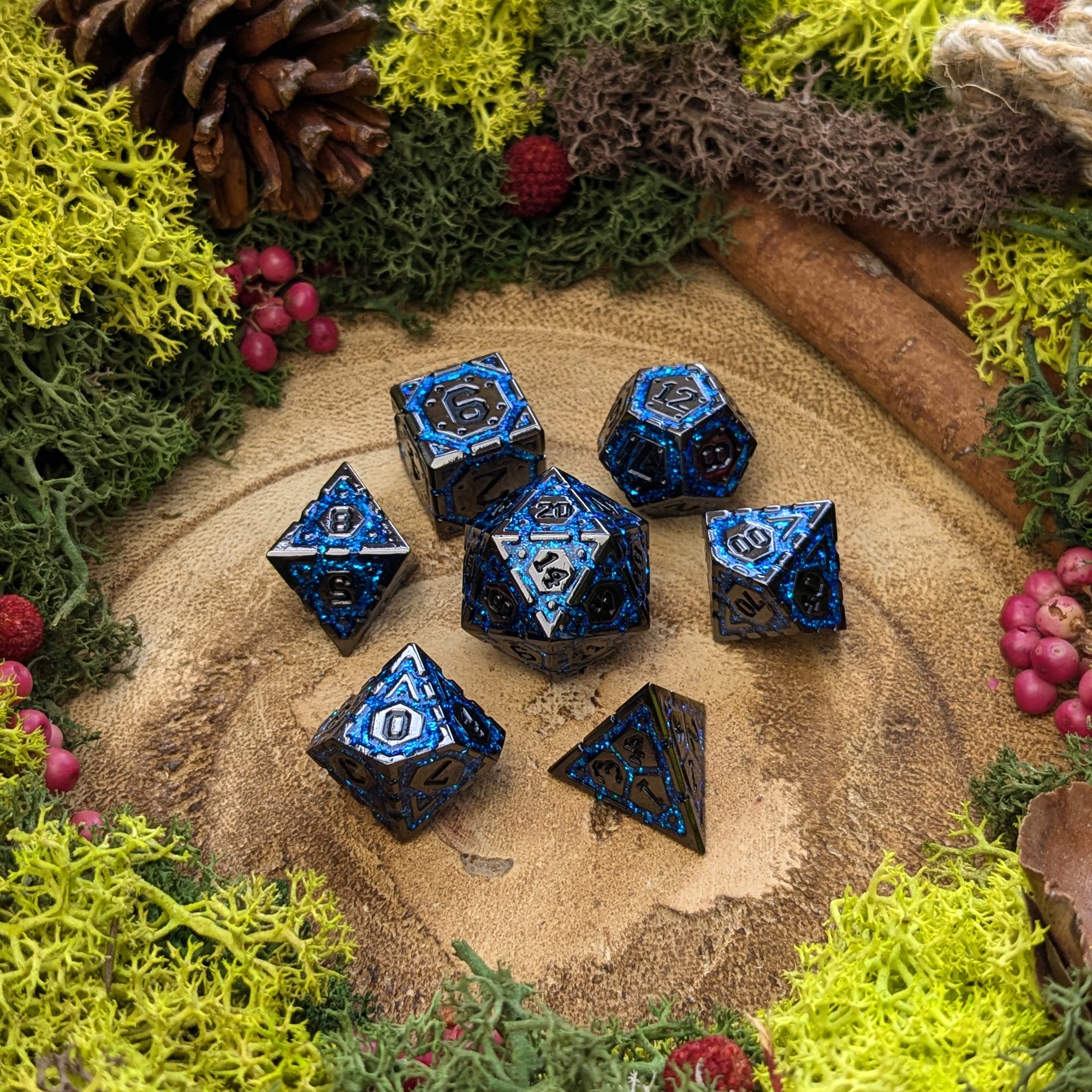 Frostfire Forge | Metal Dice - Dice Set - Luffleberry