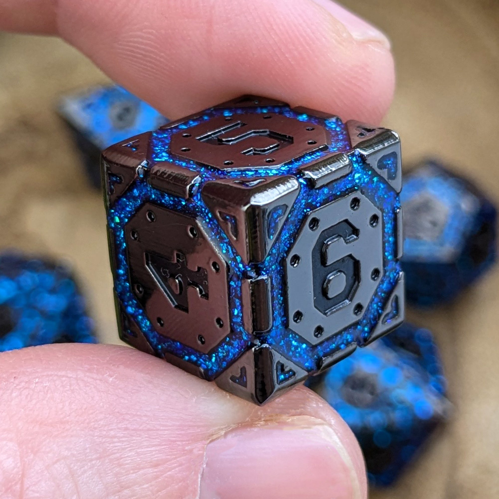 Frostfire Forge | Metal Dice - Dice Set - Luffleberry