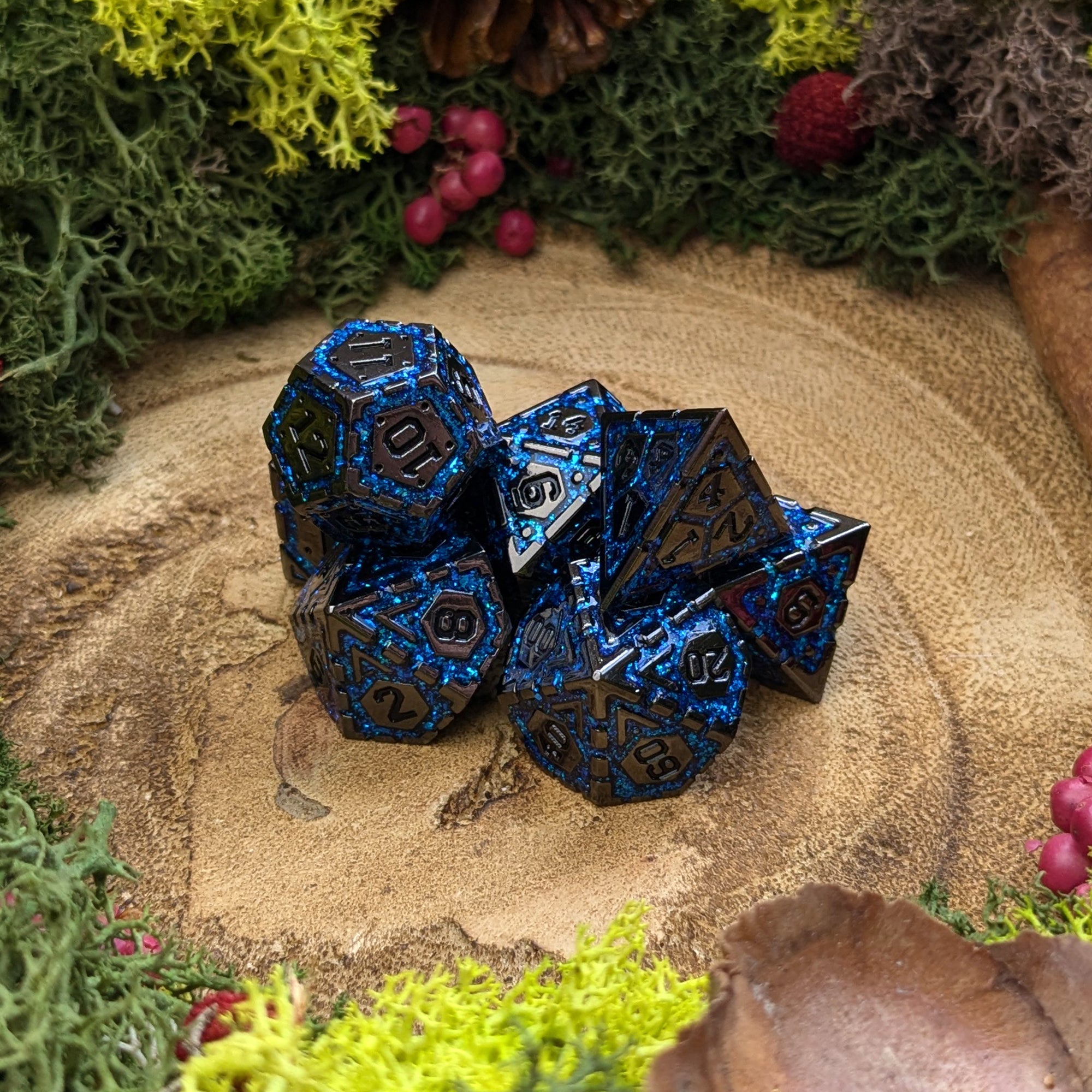 Frostfire Forge | Metal Dice - Dice Set - Luffleberry