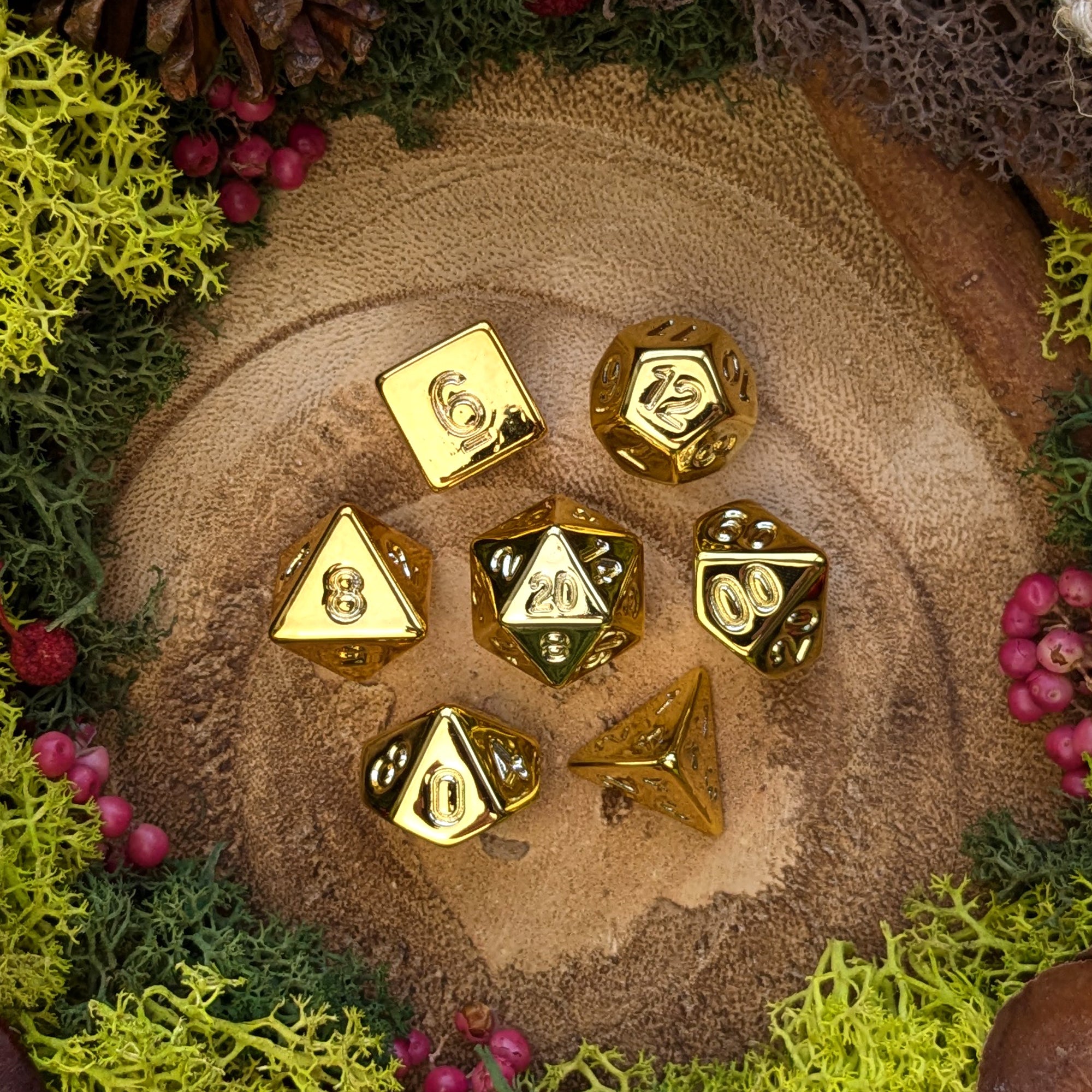 Gold Pieces - Dice Set - Luffleberry