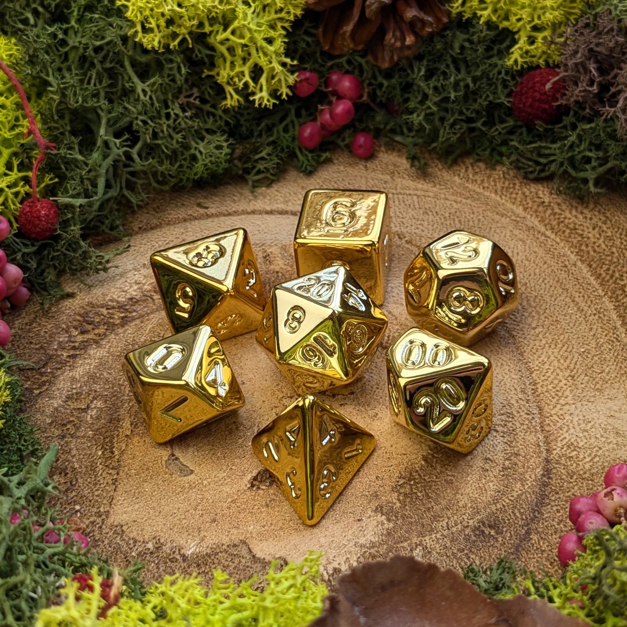 Gold Pieces - Dice Set - Luffleberry