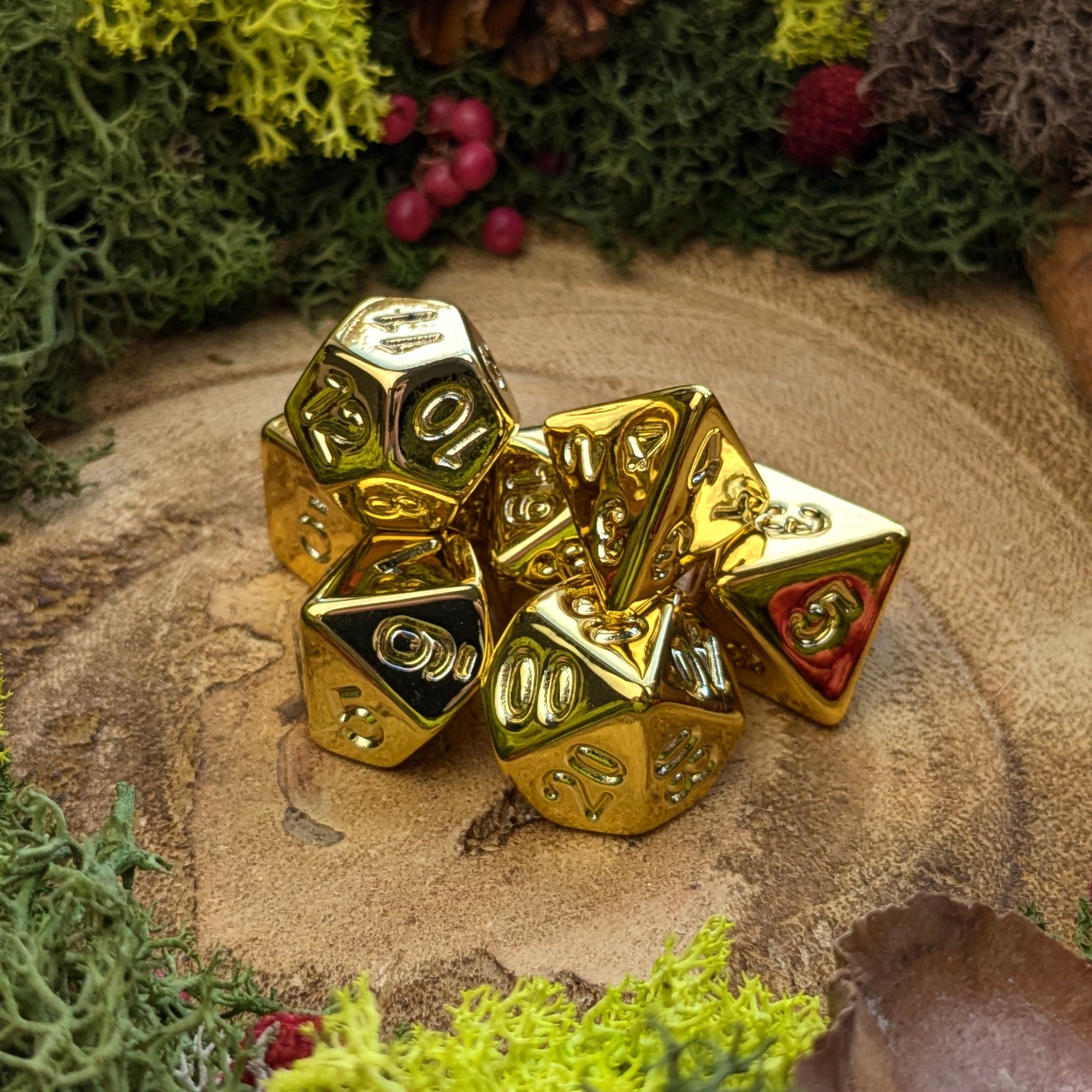 Gold Pieces - Dice Set - Luffleberry