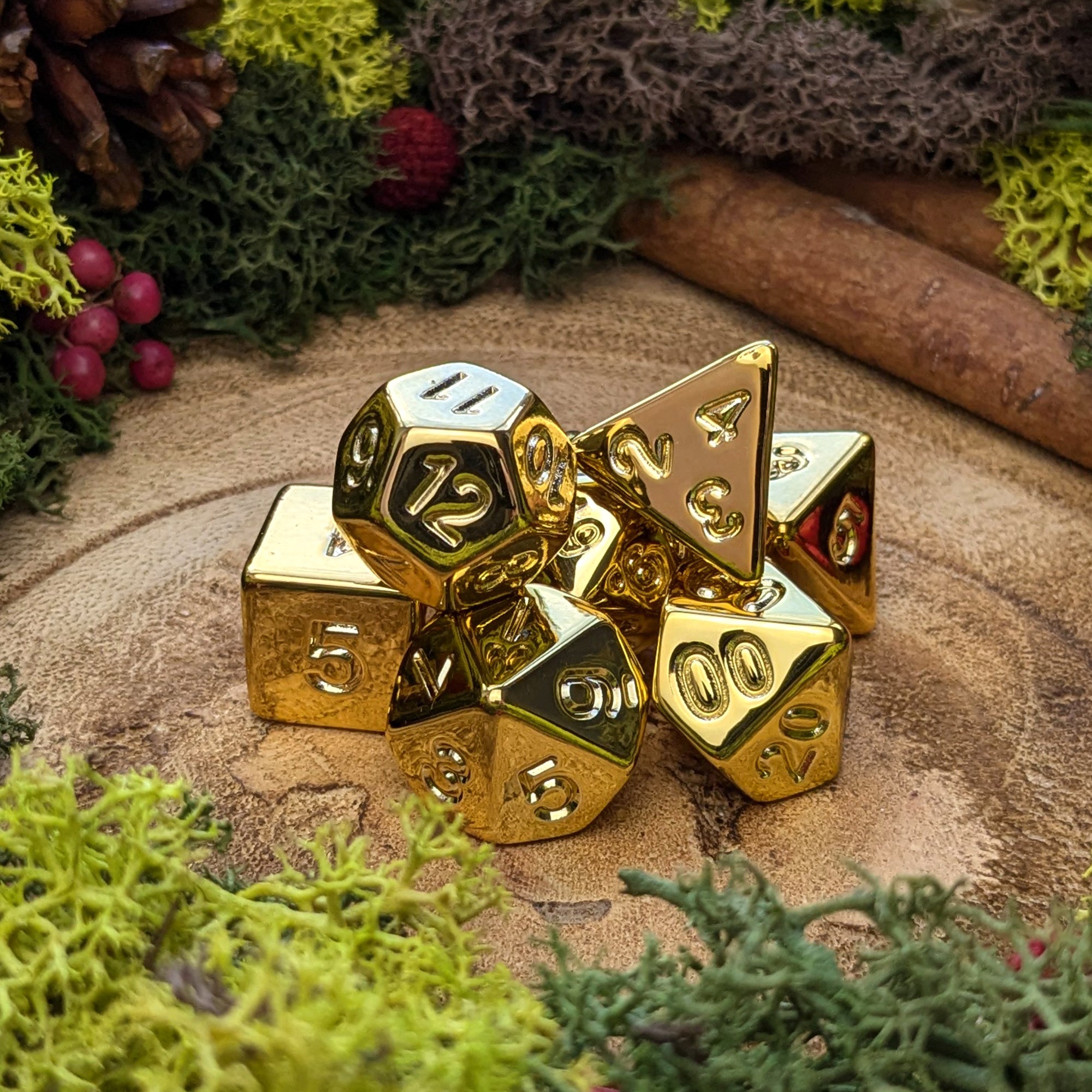 Gold Pieces - Dice Set - Luffleberry