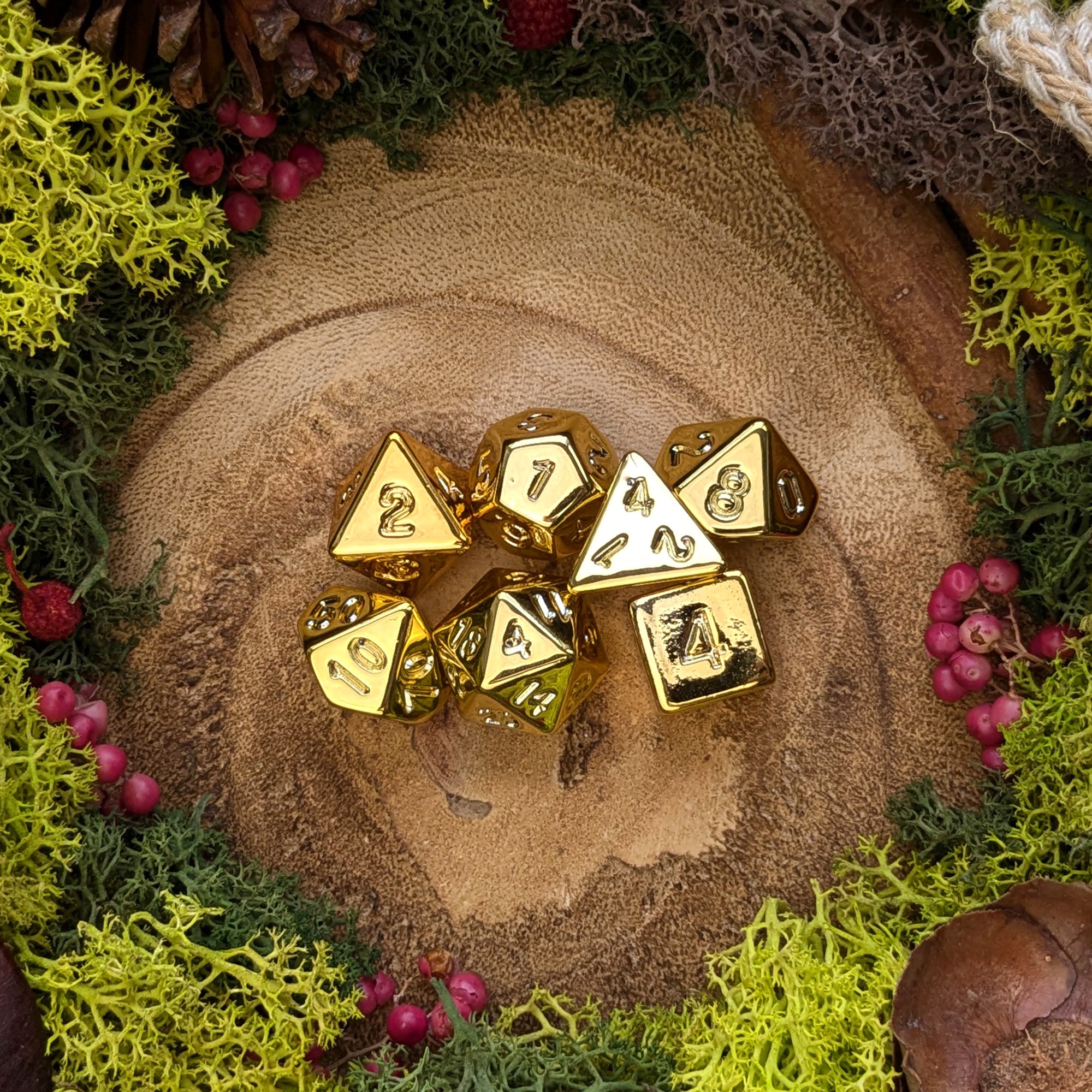 Gold Pieces - Dice Set - Luffleberry