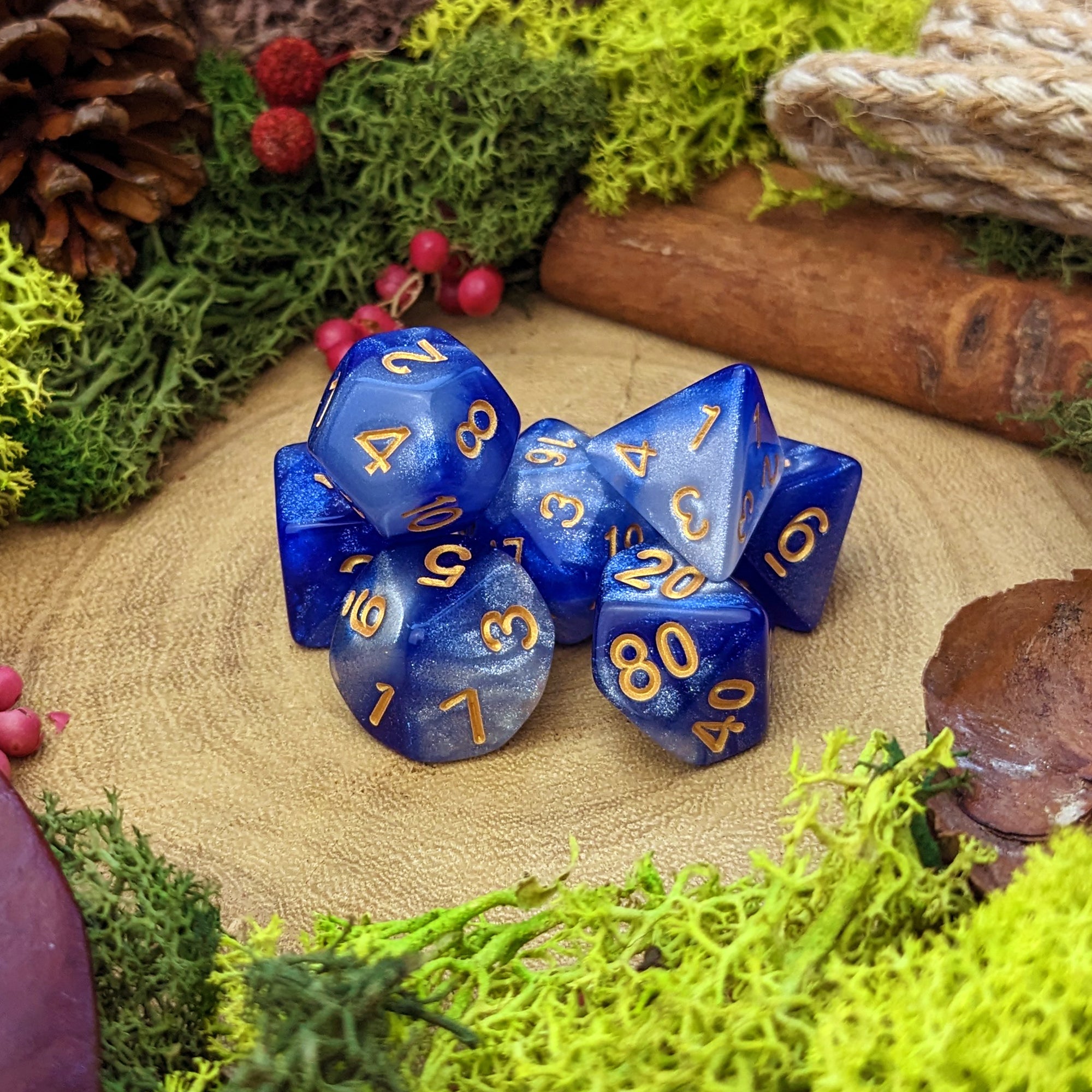 Ice Storm | Spell Dice - Dice Set - Luffleberry