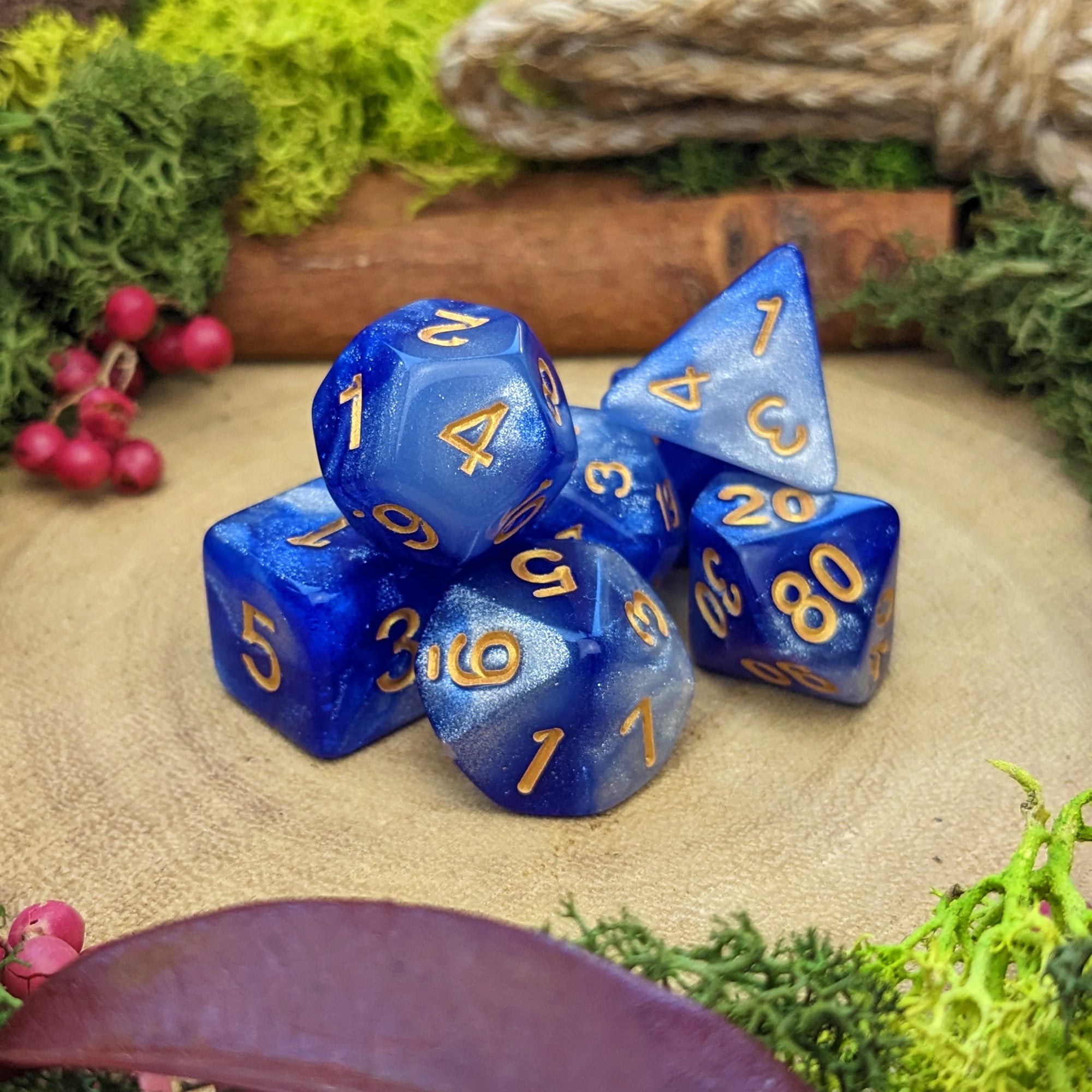 Ice Storm | Spell Dice - Dice Set - Luffleberry