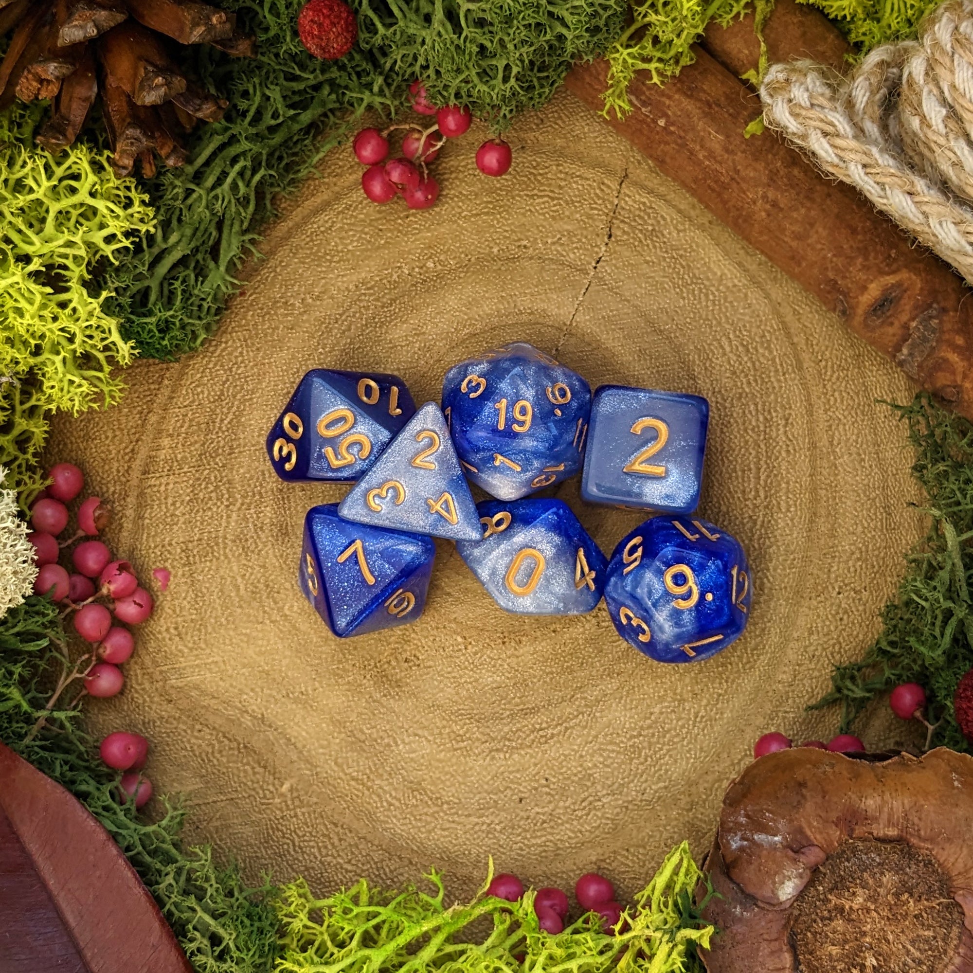 Ice Storm | Spell Dice - Dice Set - Luffleberry