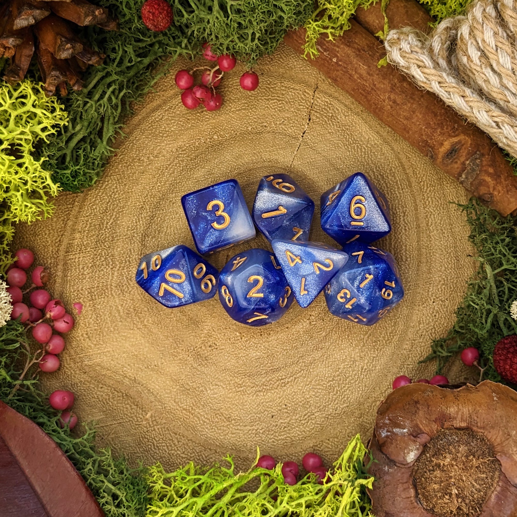 Ice Storm | Spell Dice - Dice Set - Luffleberry