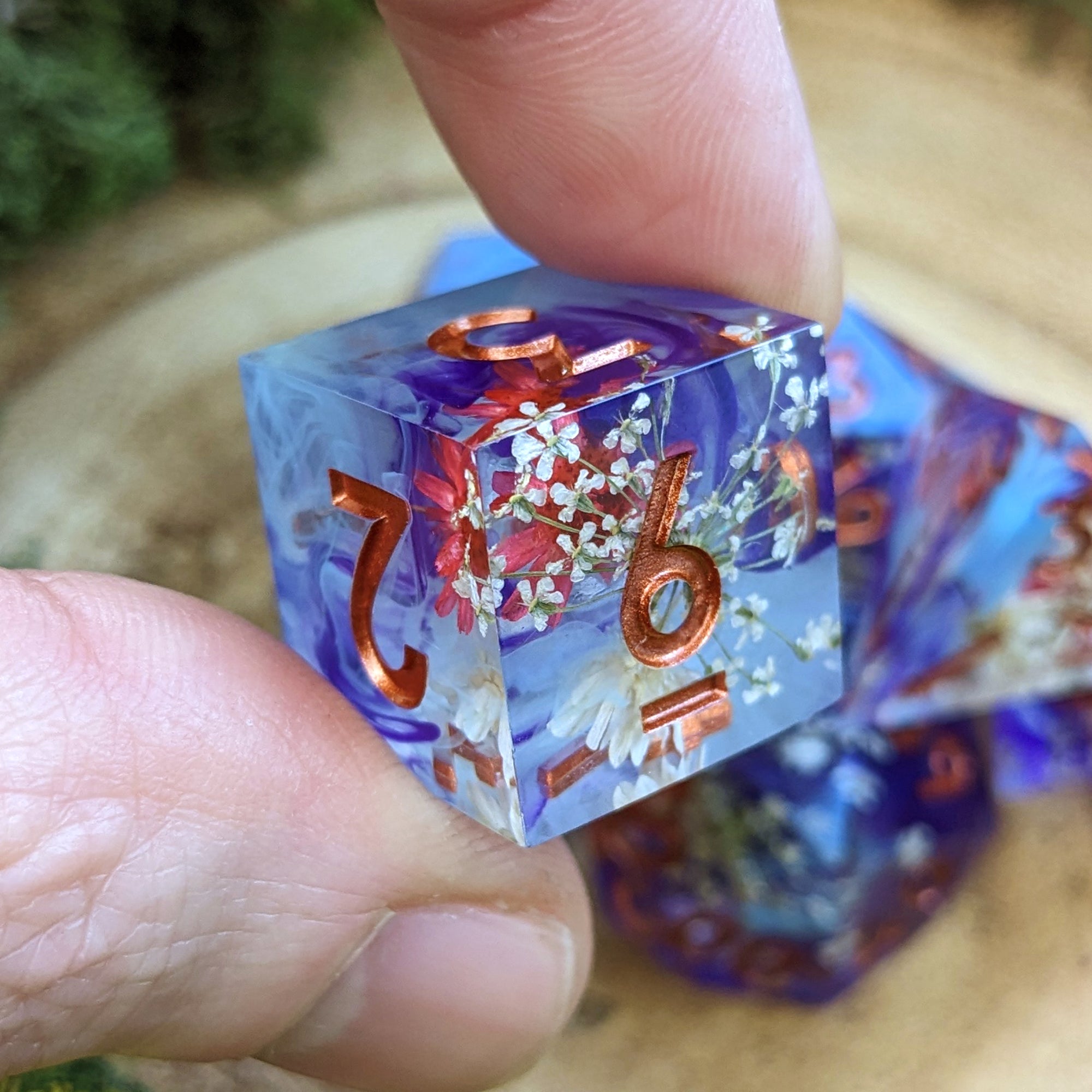 Mystic Garden | Sharp Edge Dice - Dice Set - Luffleberry