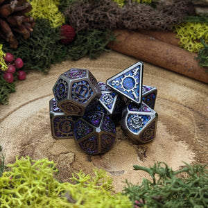 Mystic Machinery | Metal Dice - Dice Set - Luffleberry