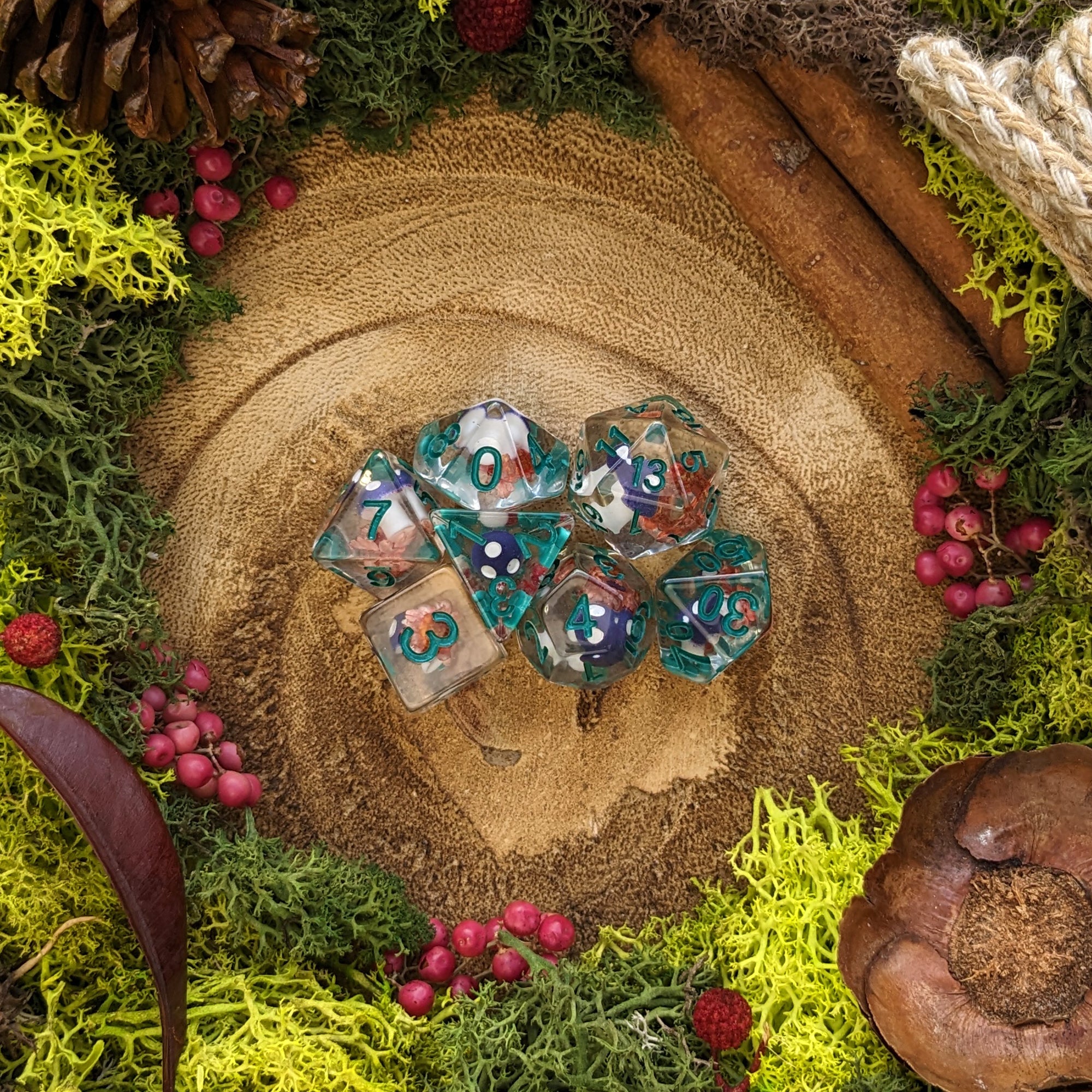 Fairy Circle - Dice Set - Luffleberry