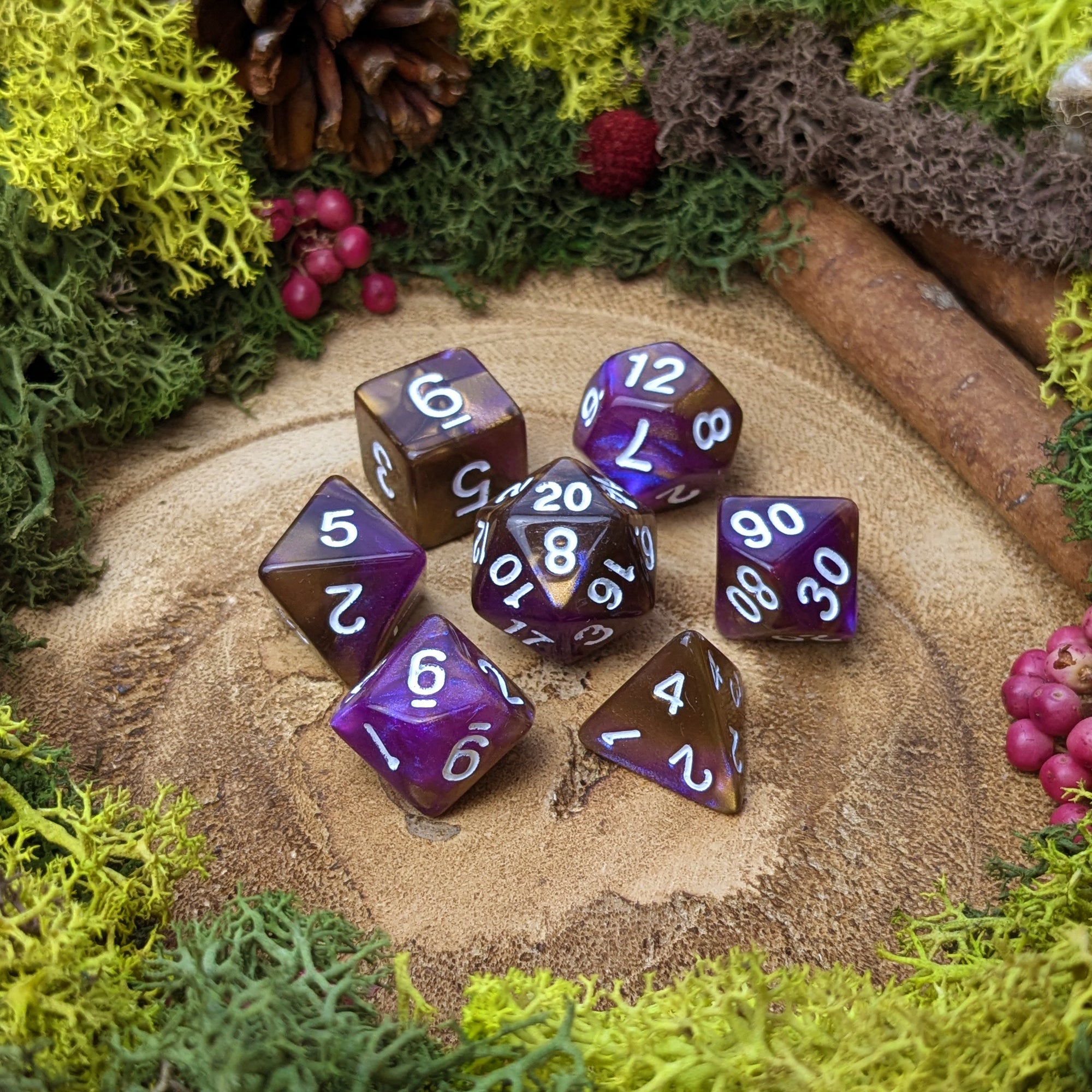 Oil Slick - Dice Set - Luffleberry