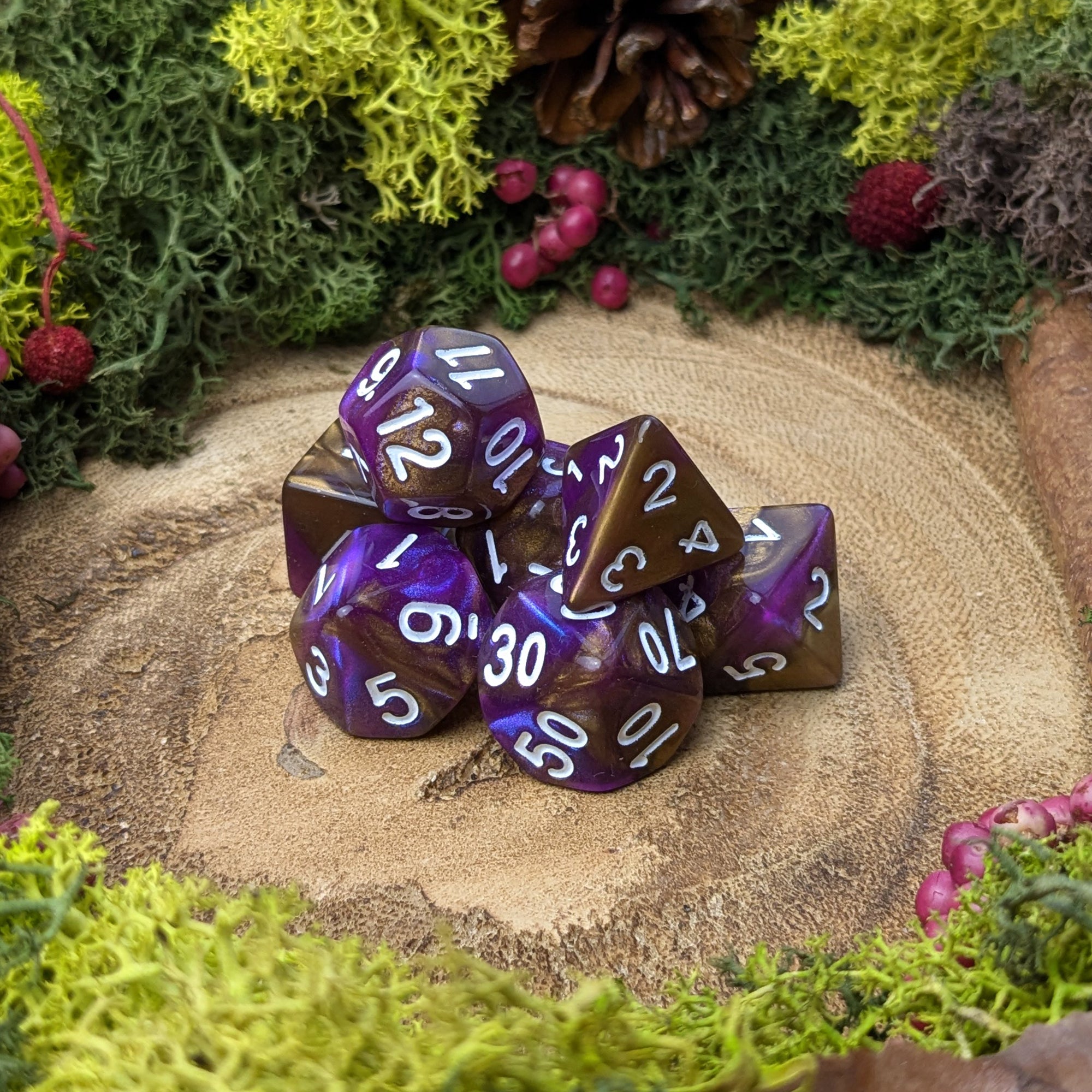 Oil Slick - Dice Set - Luffleberry