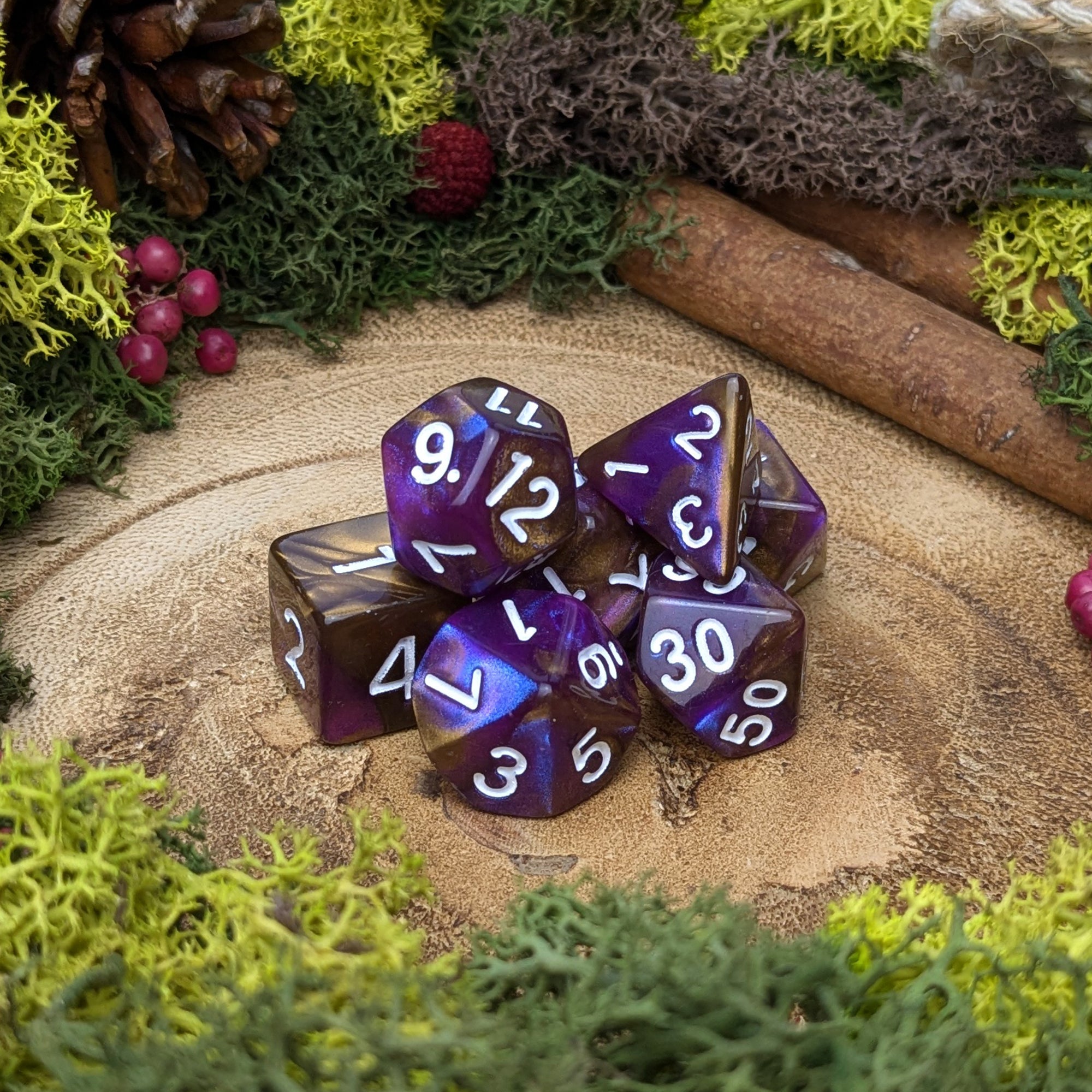 Oil Slick - Dice Set - Luffleberry