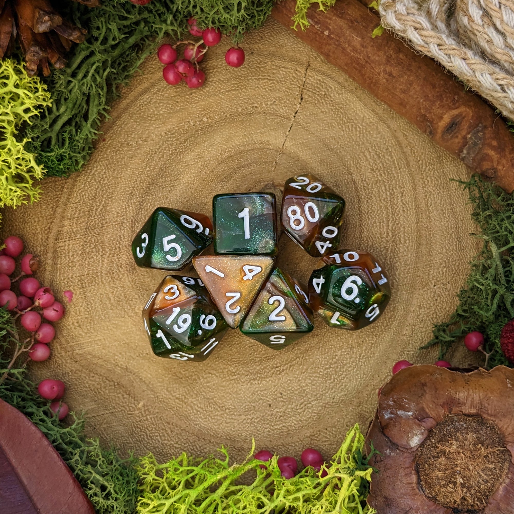 Poison Spray | Spell Dice - Dice Set - Luffleberry