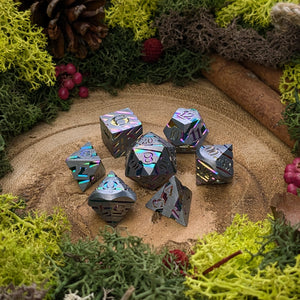 Prismatic Ridge | Metal Dice