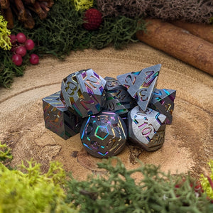 Prismatic Ridge | Metal Dice