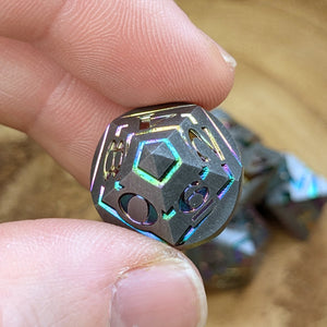 Prismatic Ridge | Metal Dice