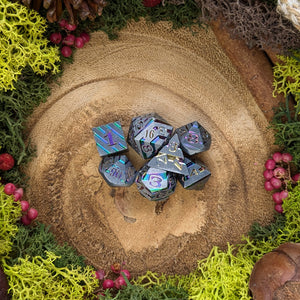 Prismatic Ridge | Metal Dice