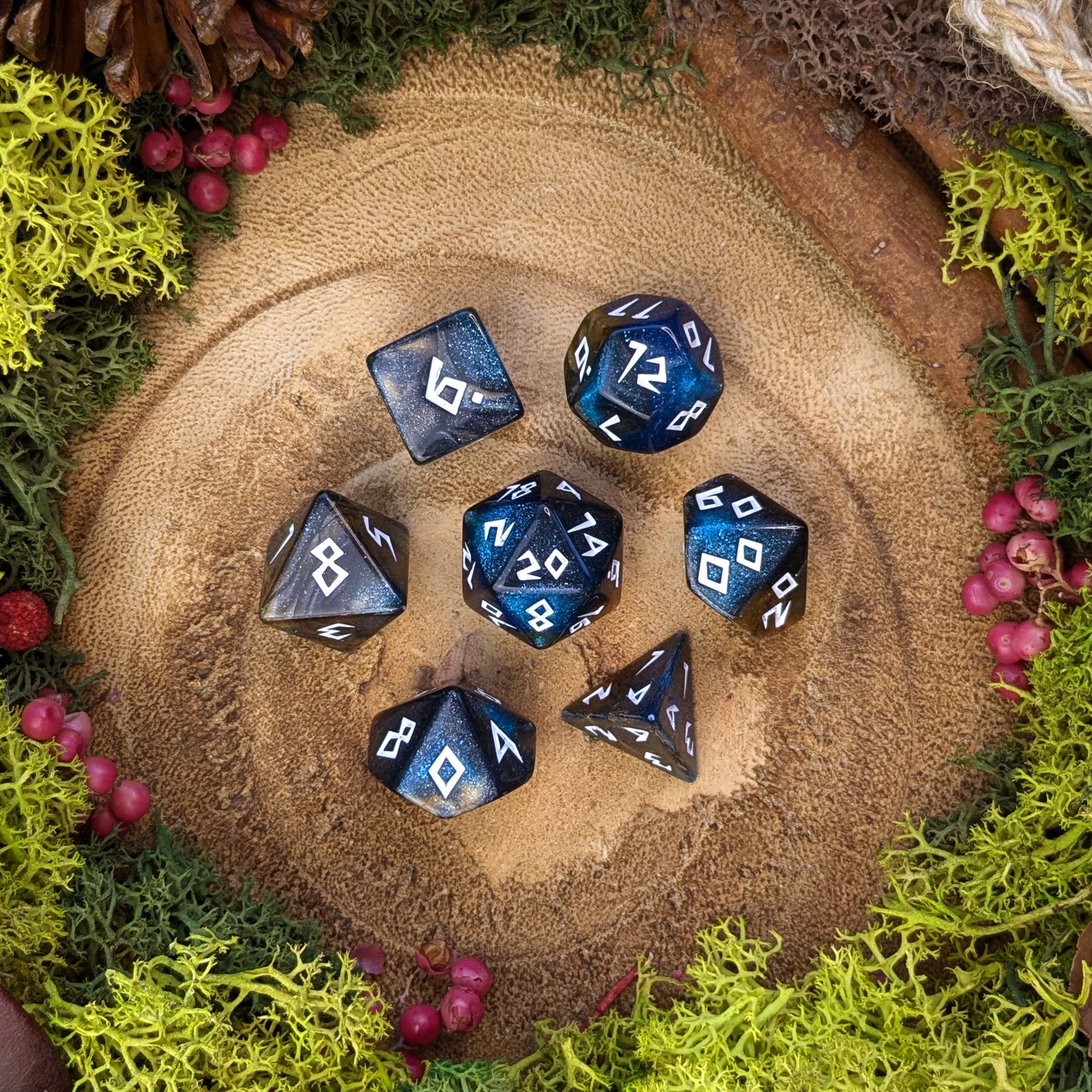 Starlight Nebula - Dice Set - Luffleberry