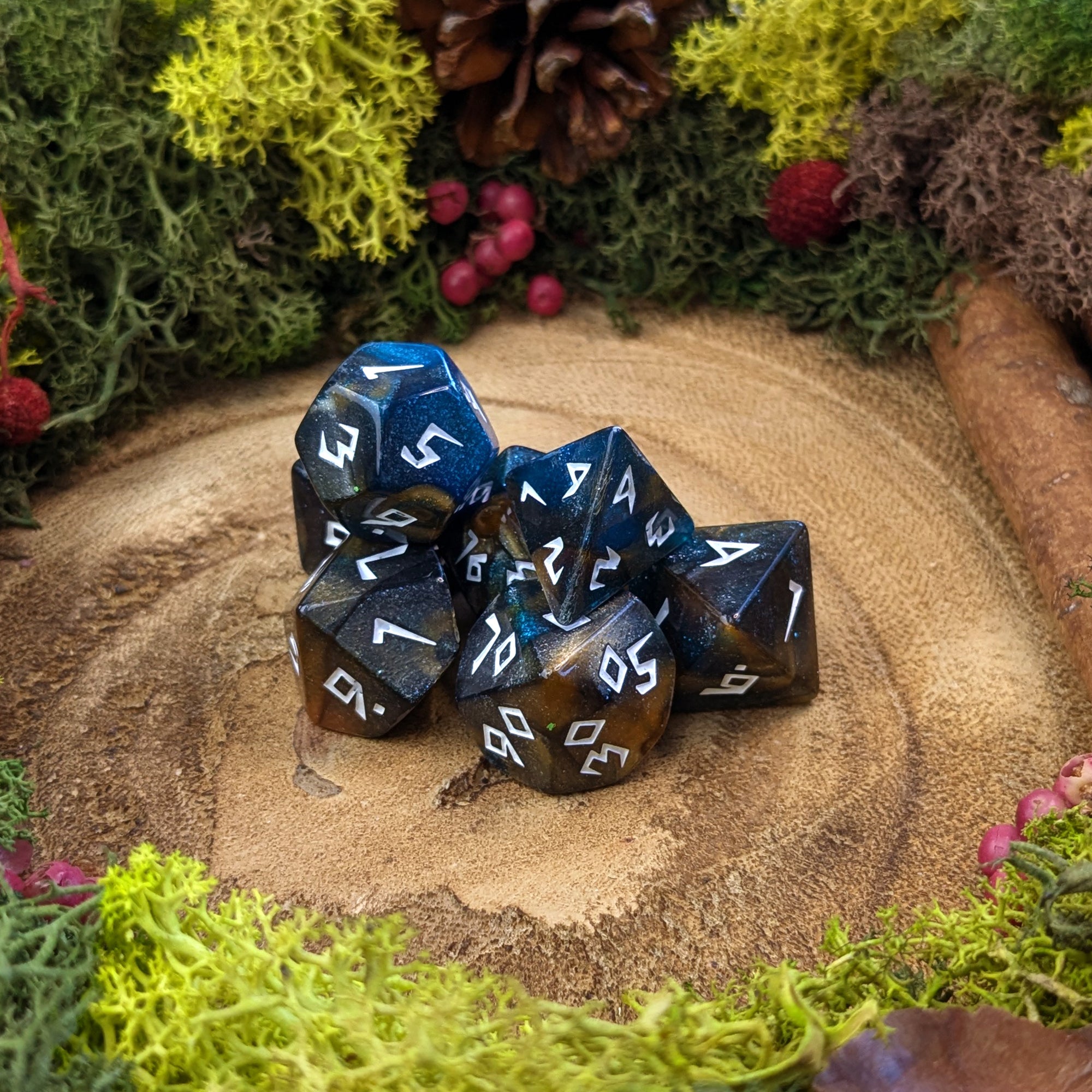 Starlight Nebula - Dice Set - Luffleberry