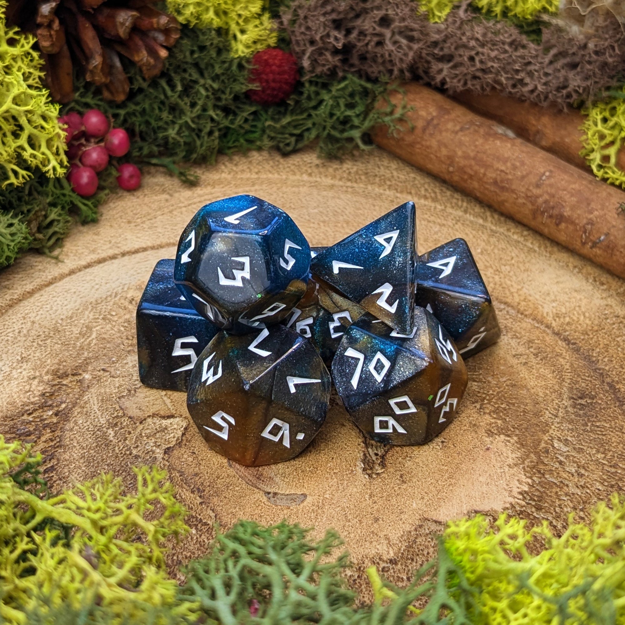 Starlight Nebula - Dice Set - Luffleberry