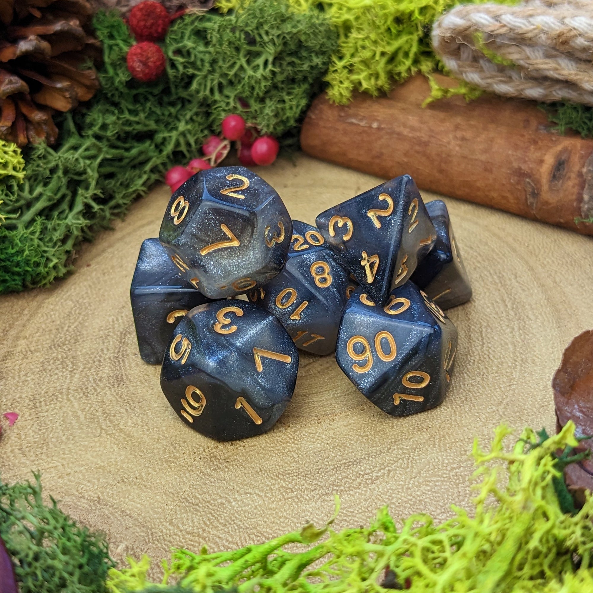 Stoneskin | Spell Dice - Dice Set - Luffleberry