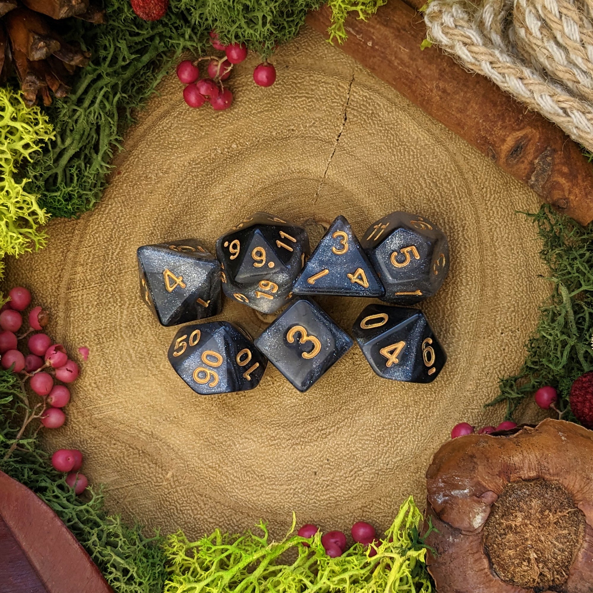 Stoneskin | Spell Dice - Dice Set - Luffleberry