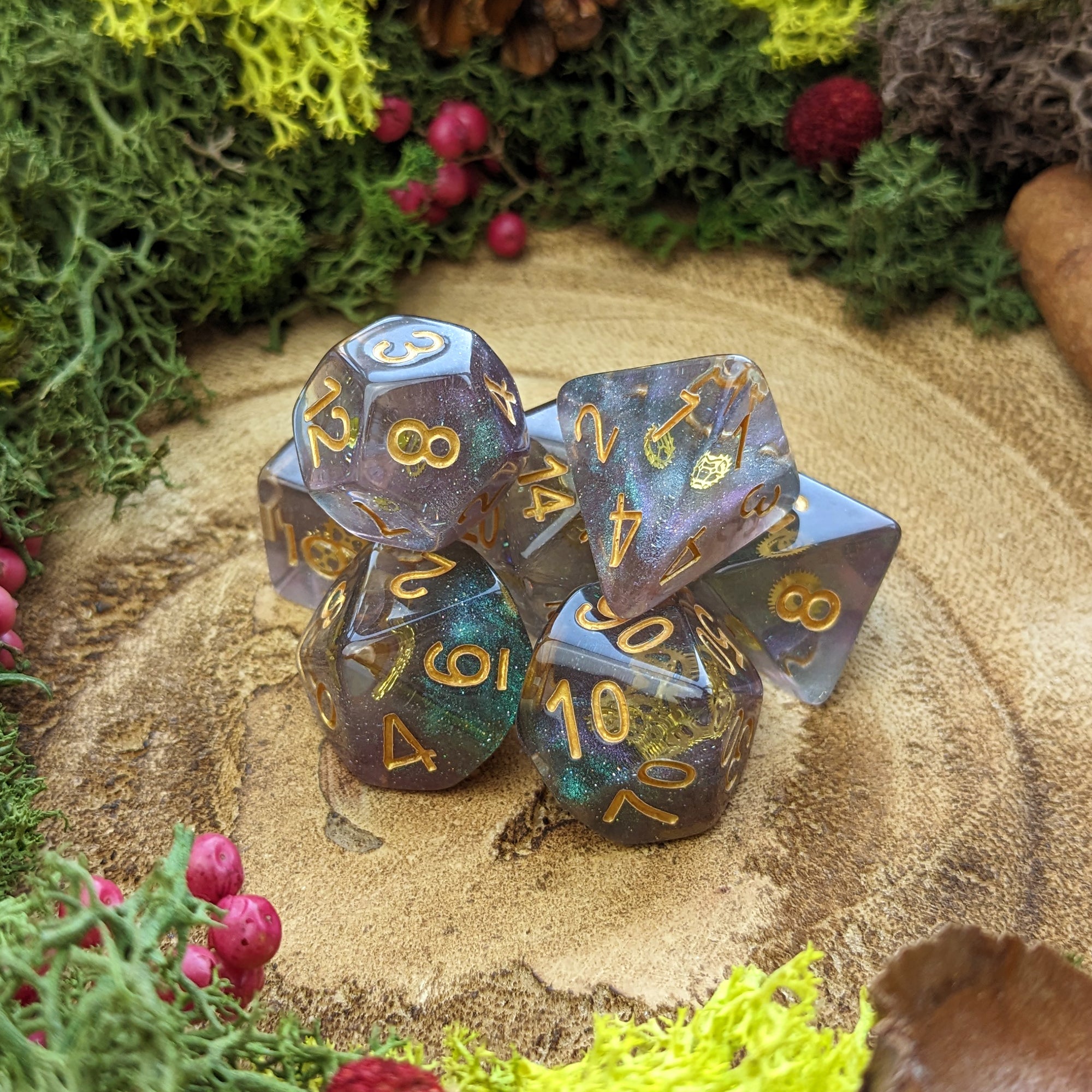 Time Stop - Dice Set - Luffleberry