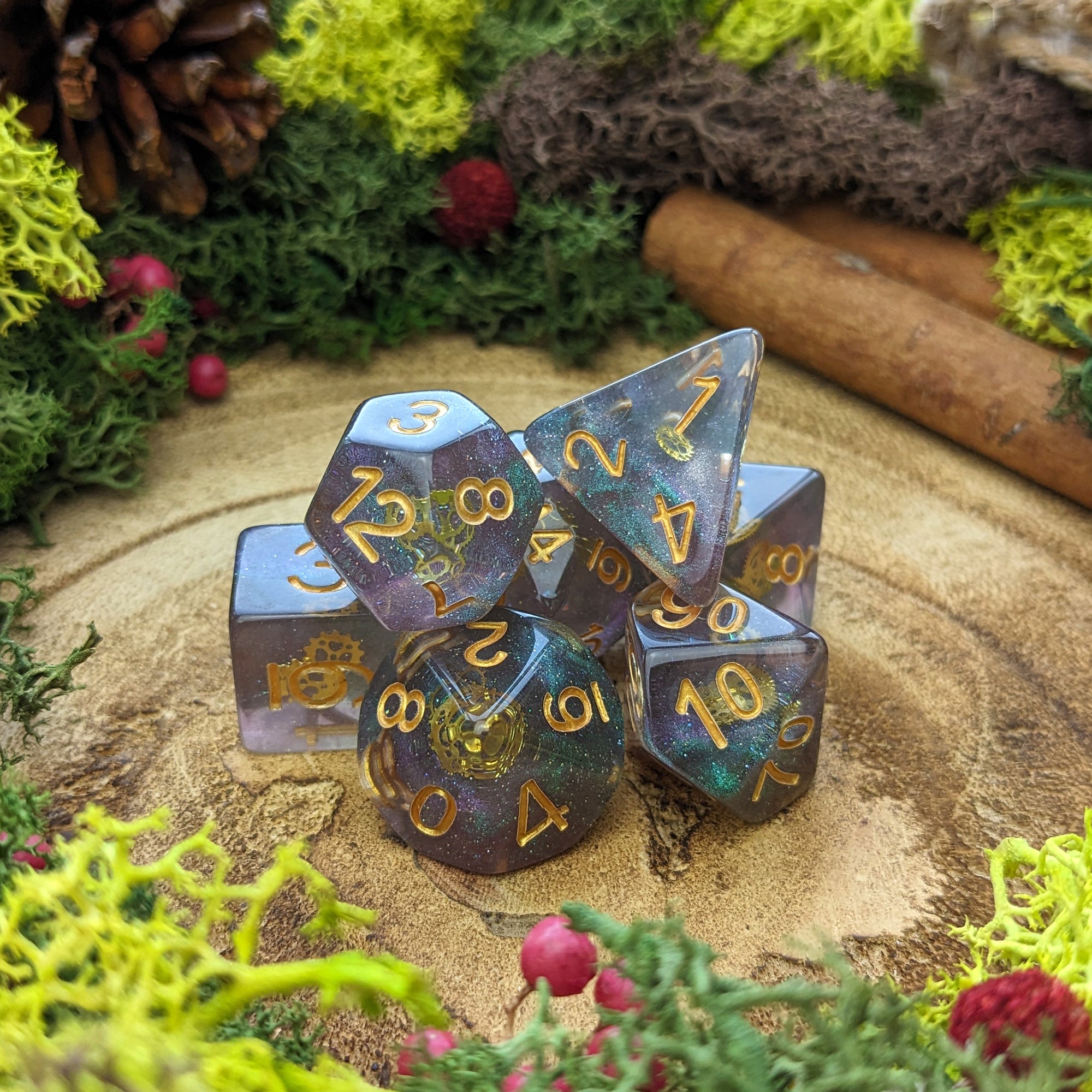 Time Stop - Dice Set - Luffleberry