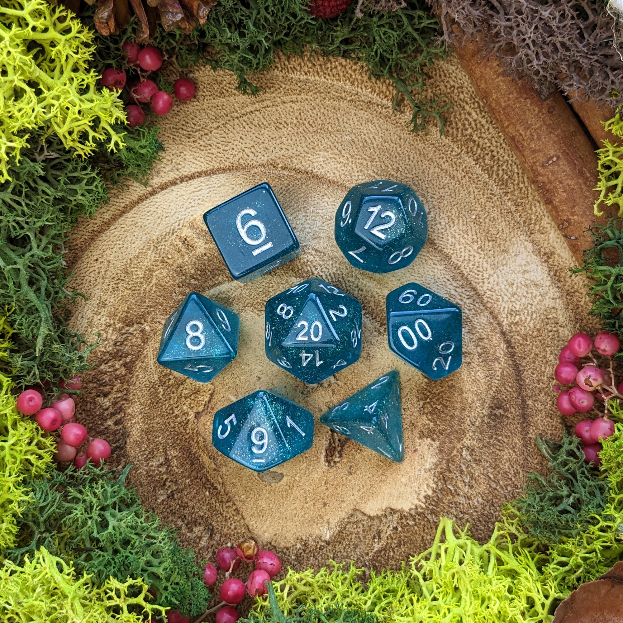 Water Nymph - Dice Set - Luffleberry