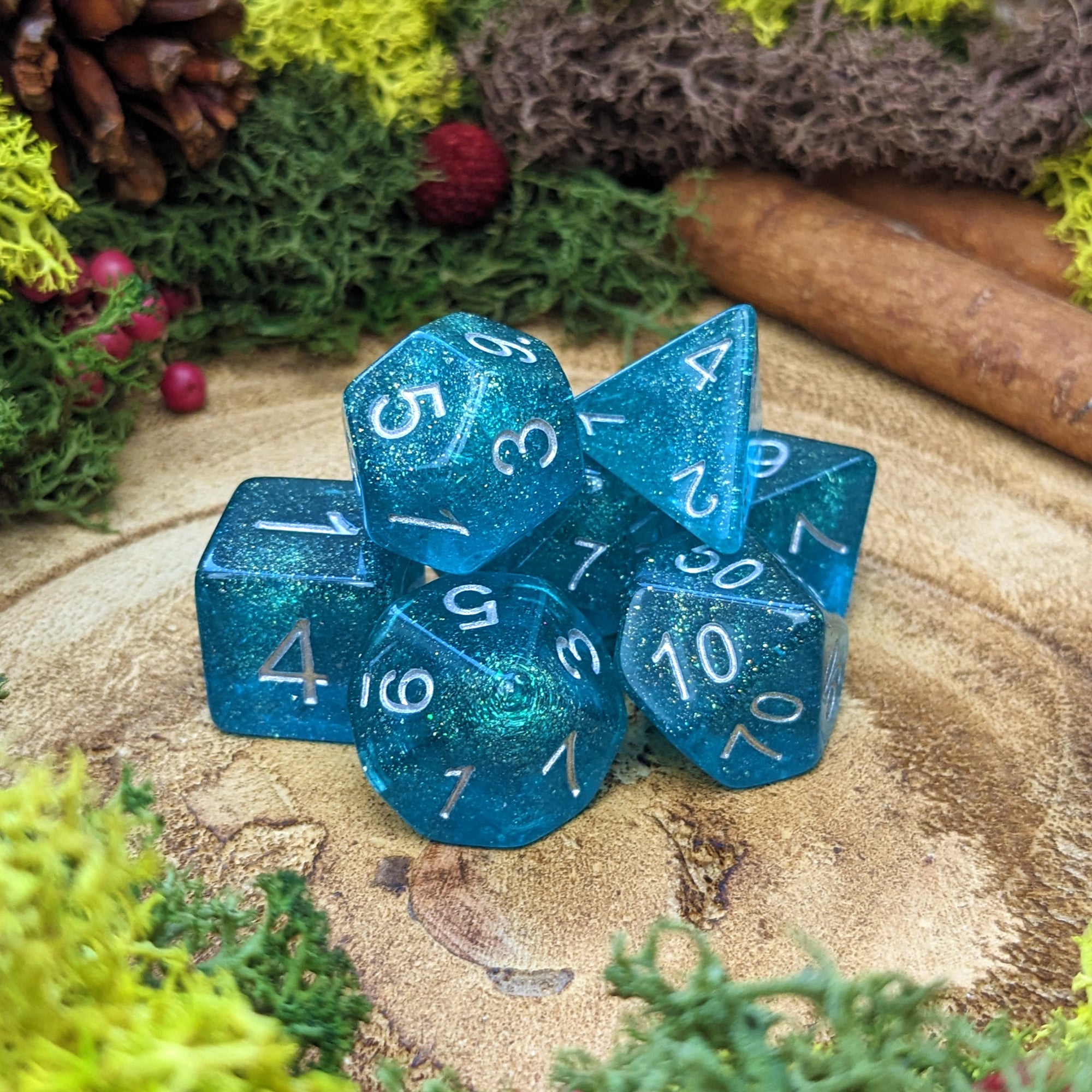 Water Nymph - Dice Set - Luffleberry