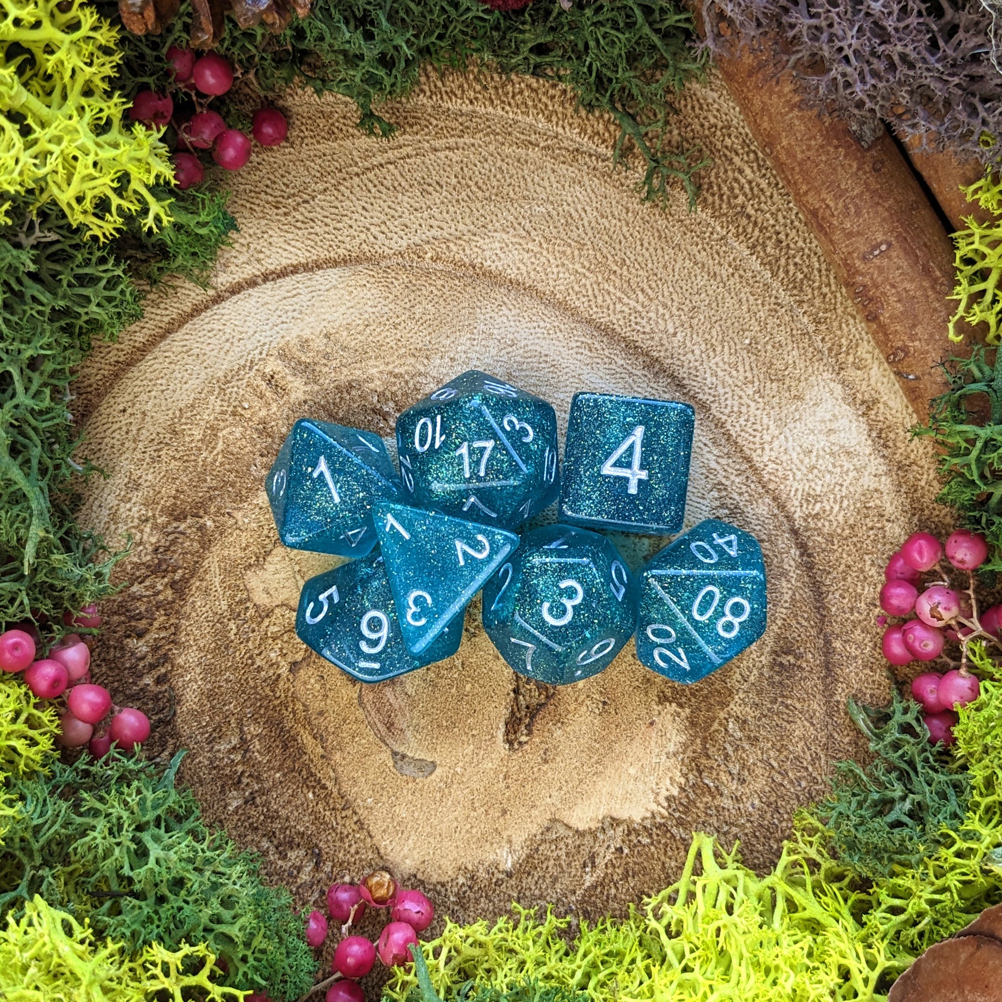 Water Nymph - Dice Set - Luffleberry