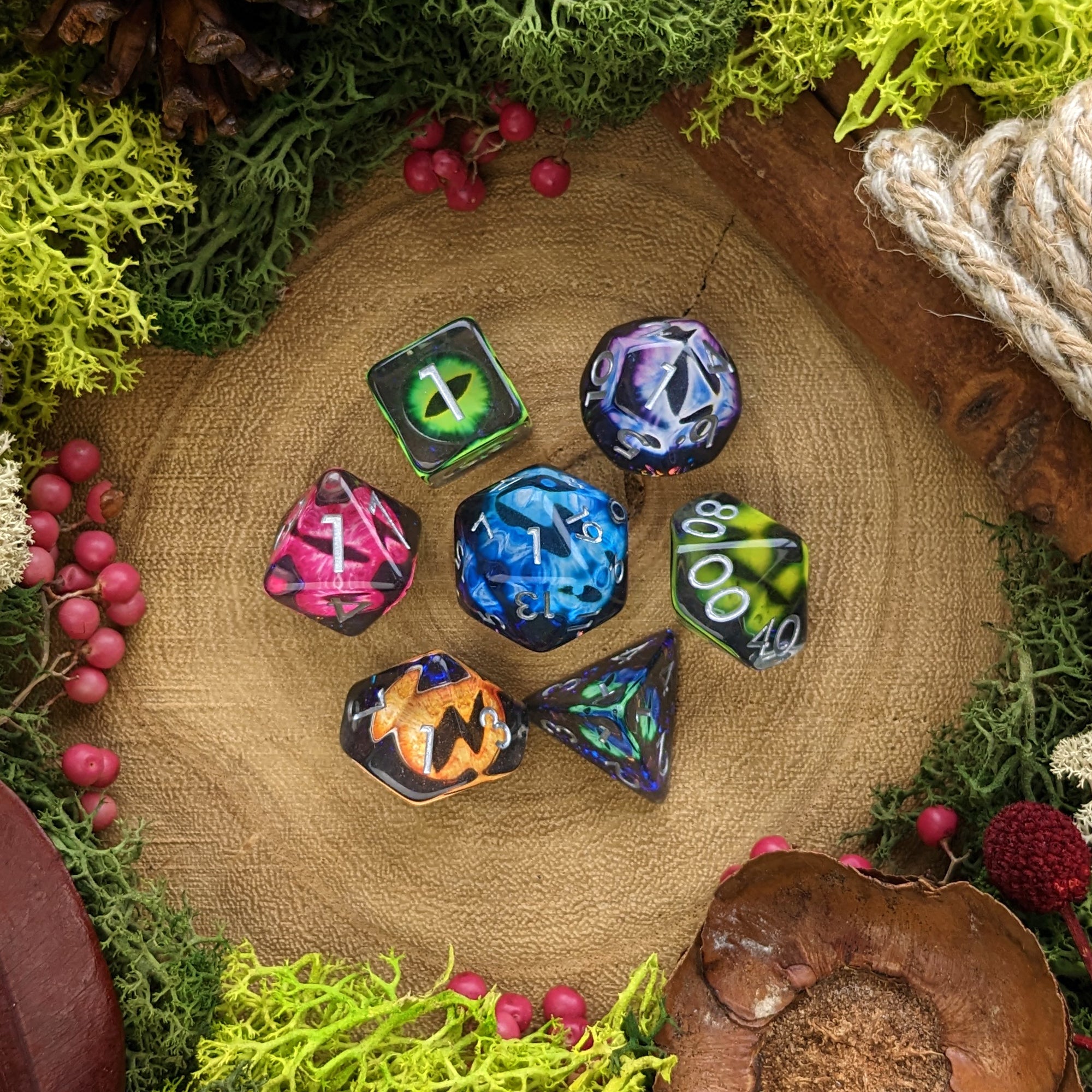 All Seeing Eyes - Dice Set - Luffleberry