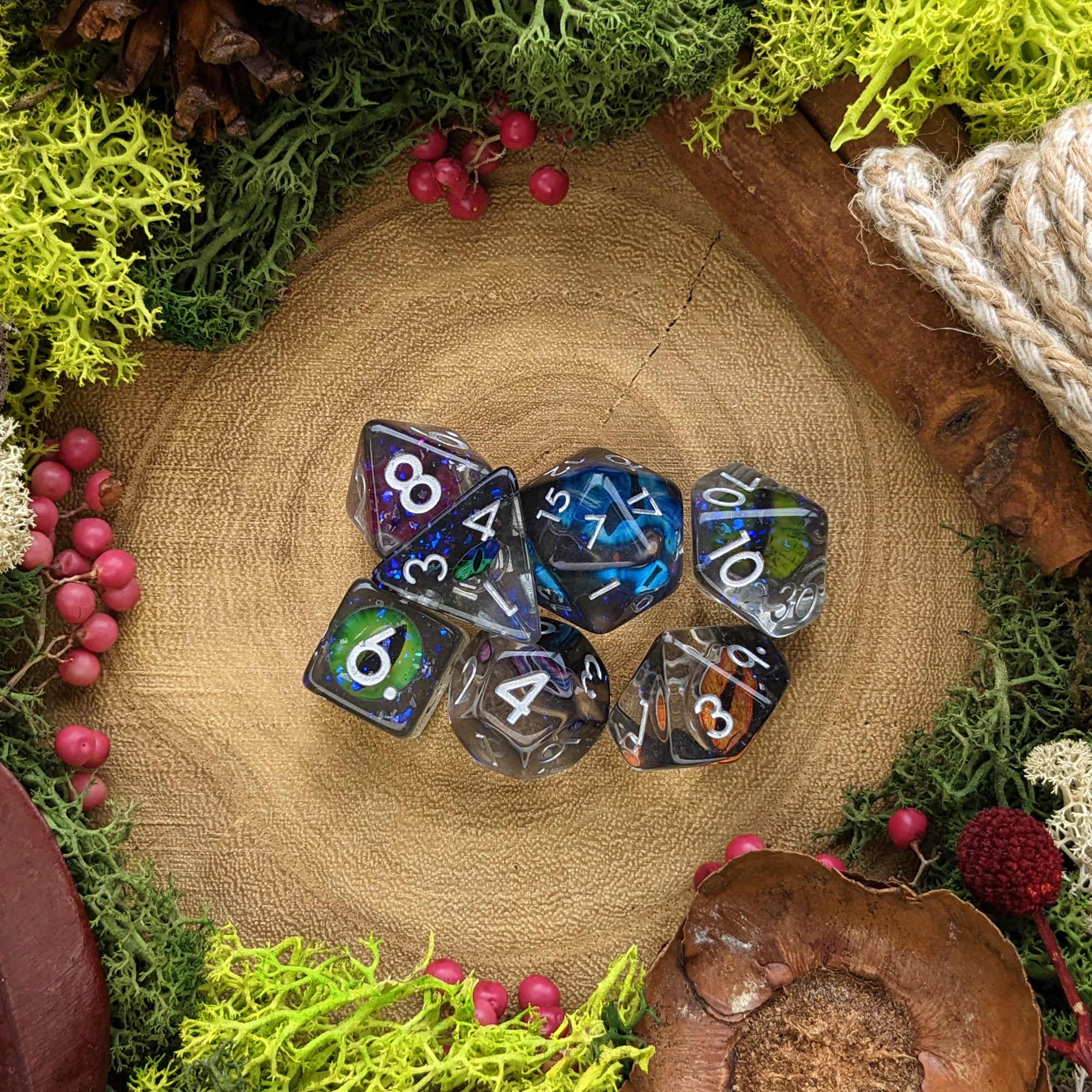 All Seeing Eyes - Dice Set - Luffleberry